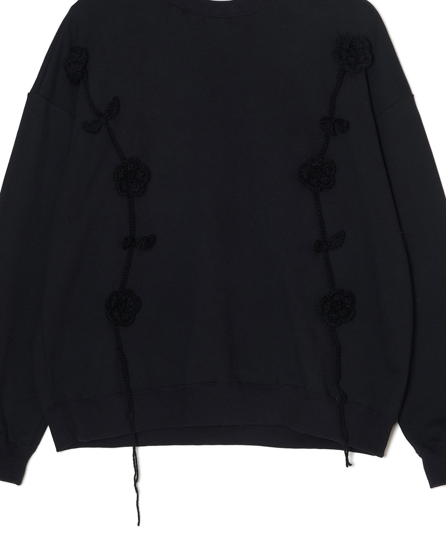 ROSE CROCHET SWEAT