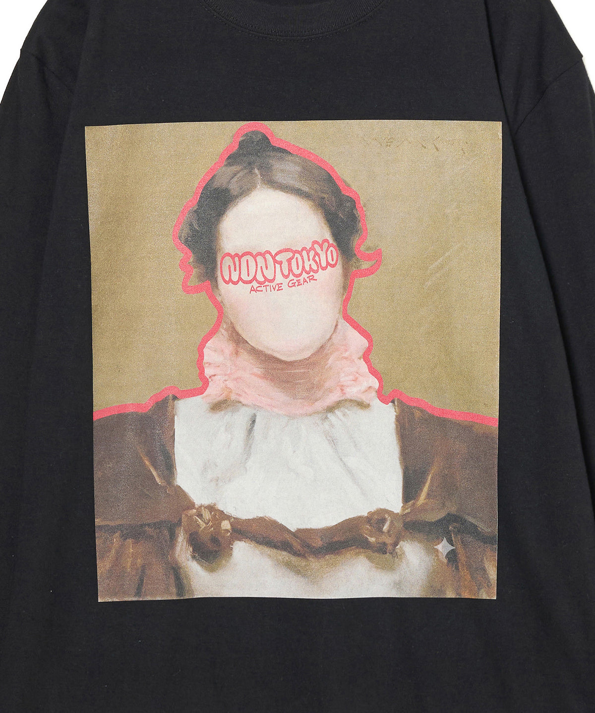 PRINT L/S T-SHIRT(FACE)