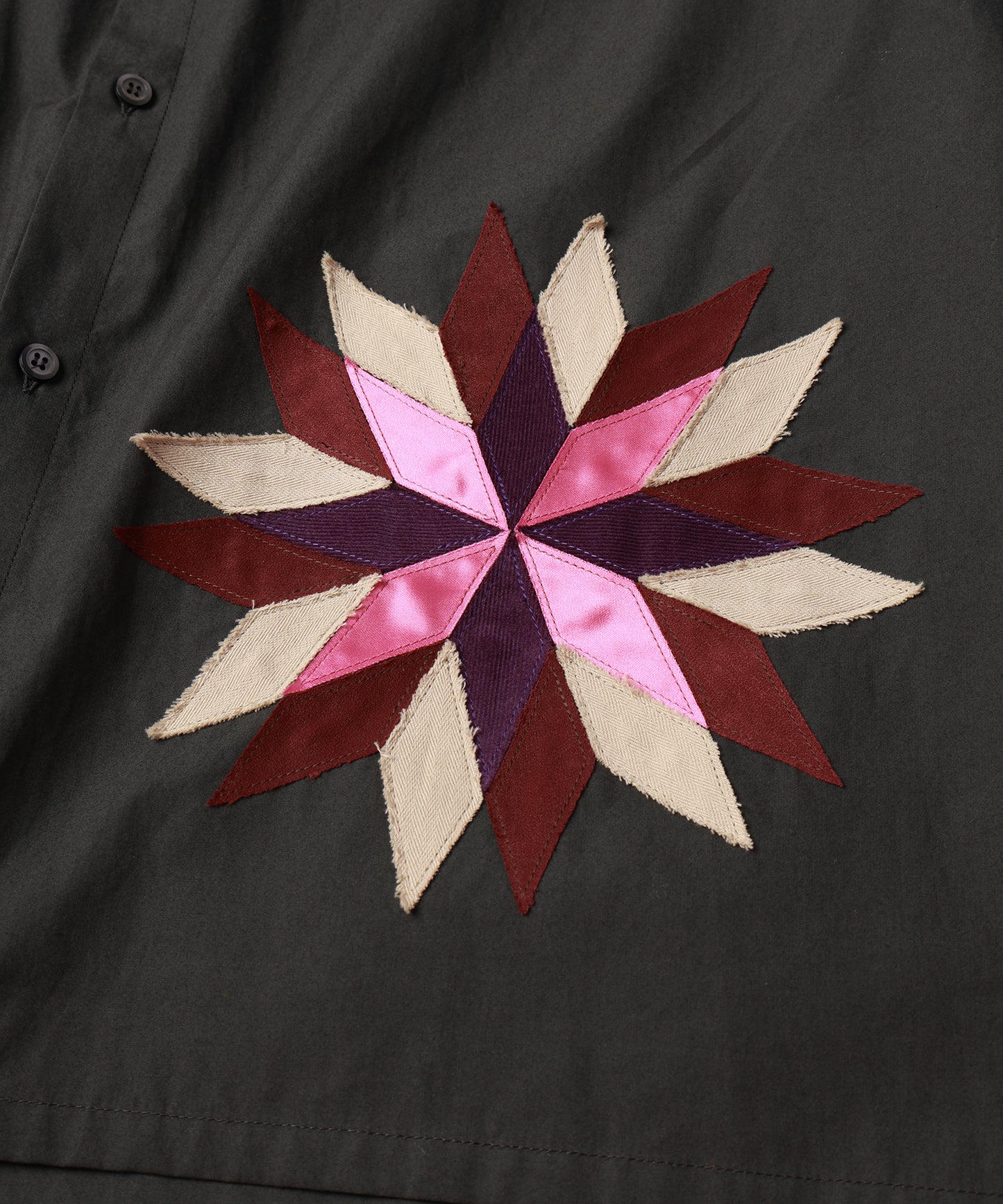 PATCHWORK DETAIL SHIRT