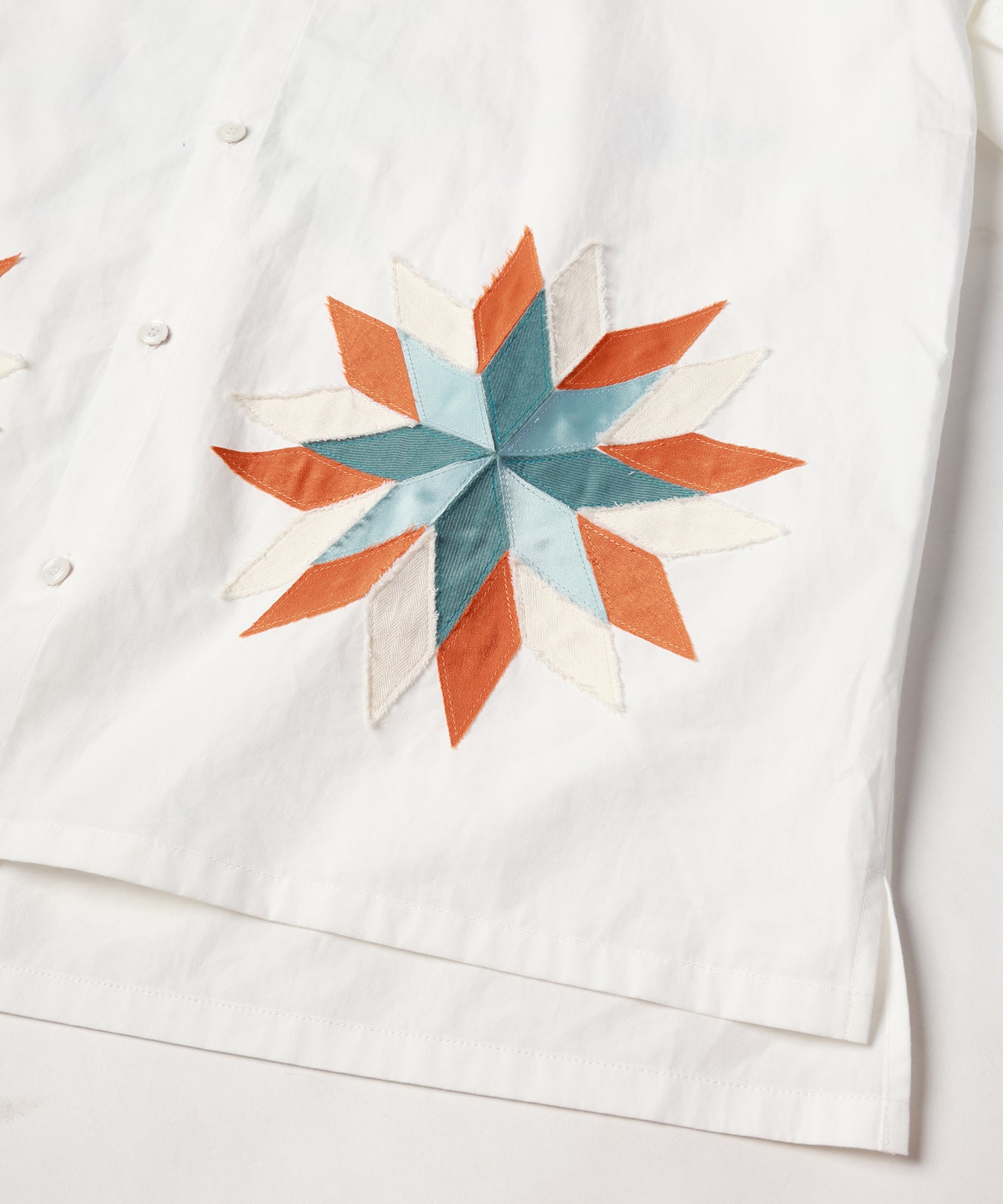 PATCHWORK DETAIL SHIRT