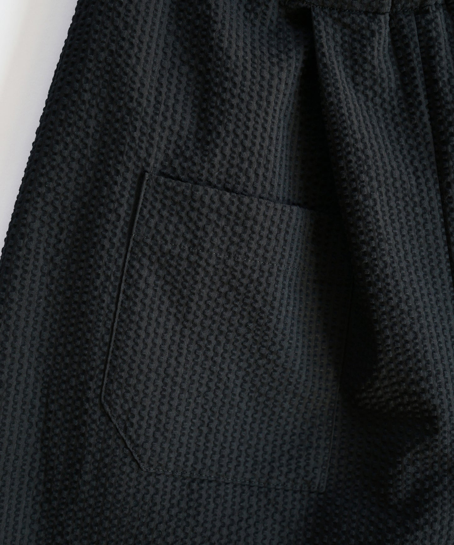 シアサッカータックドローパンツ