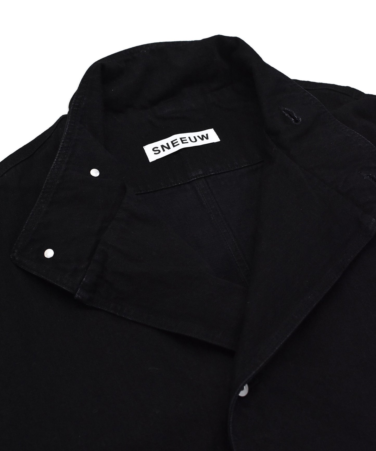 デニムスタンドカラーコート