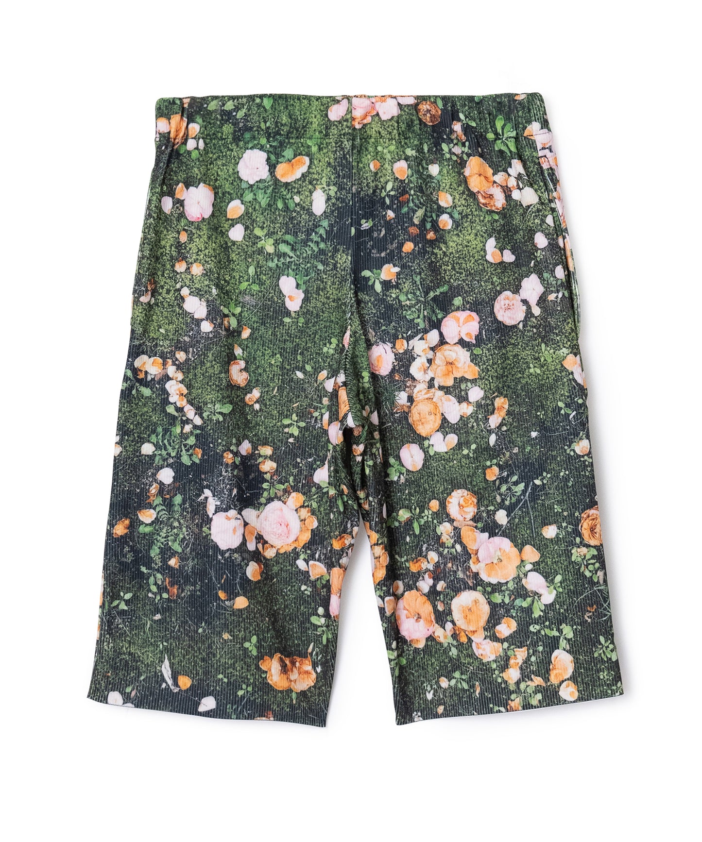 PRINT RIB SHORTS