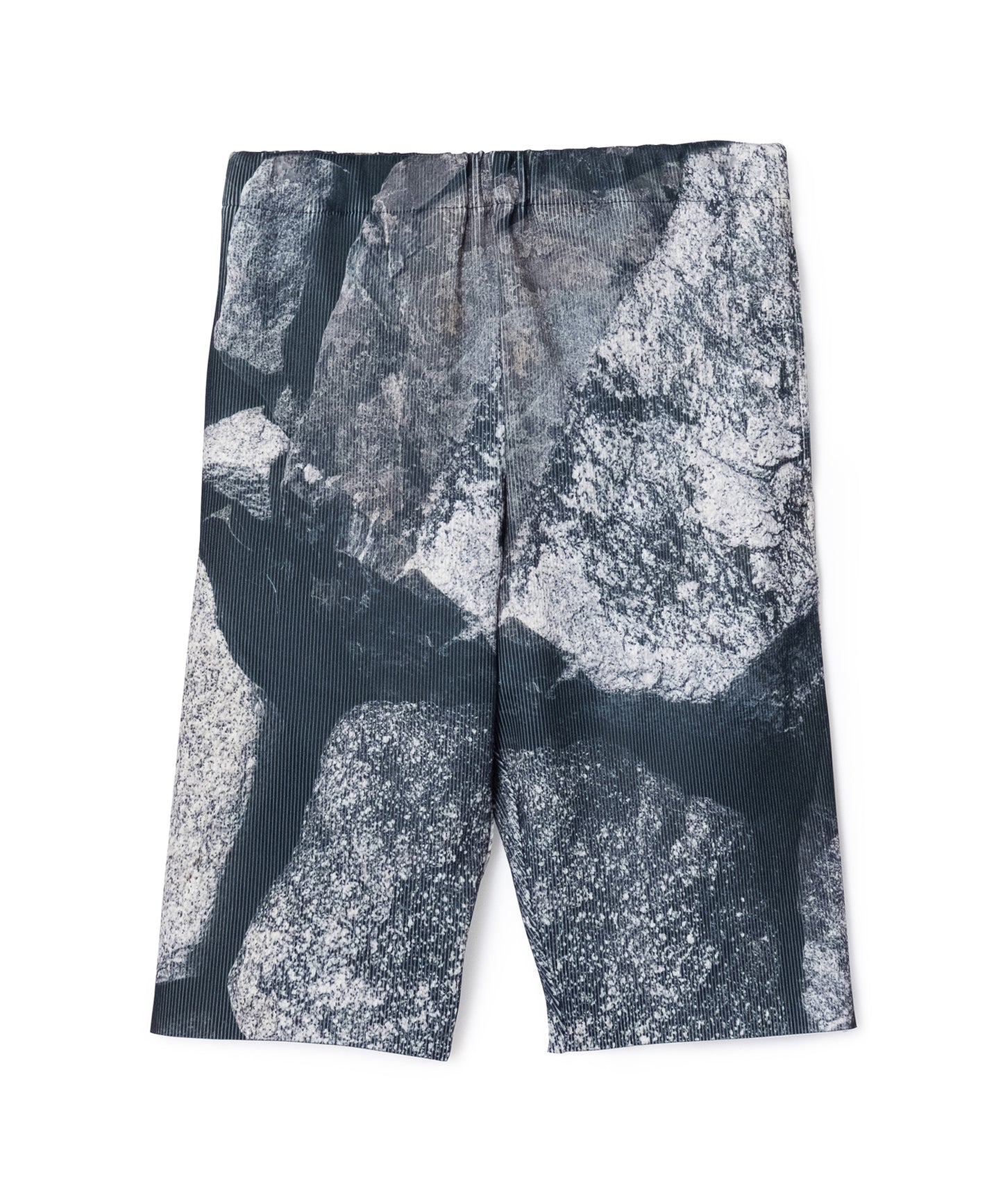PRINT RIB SHORTS