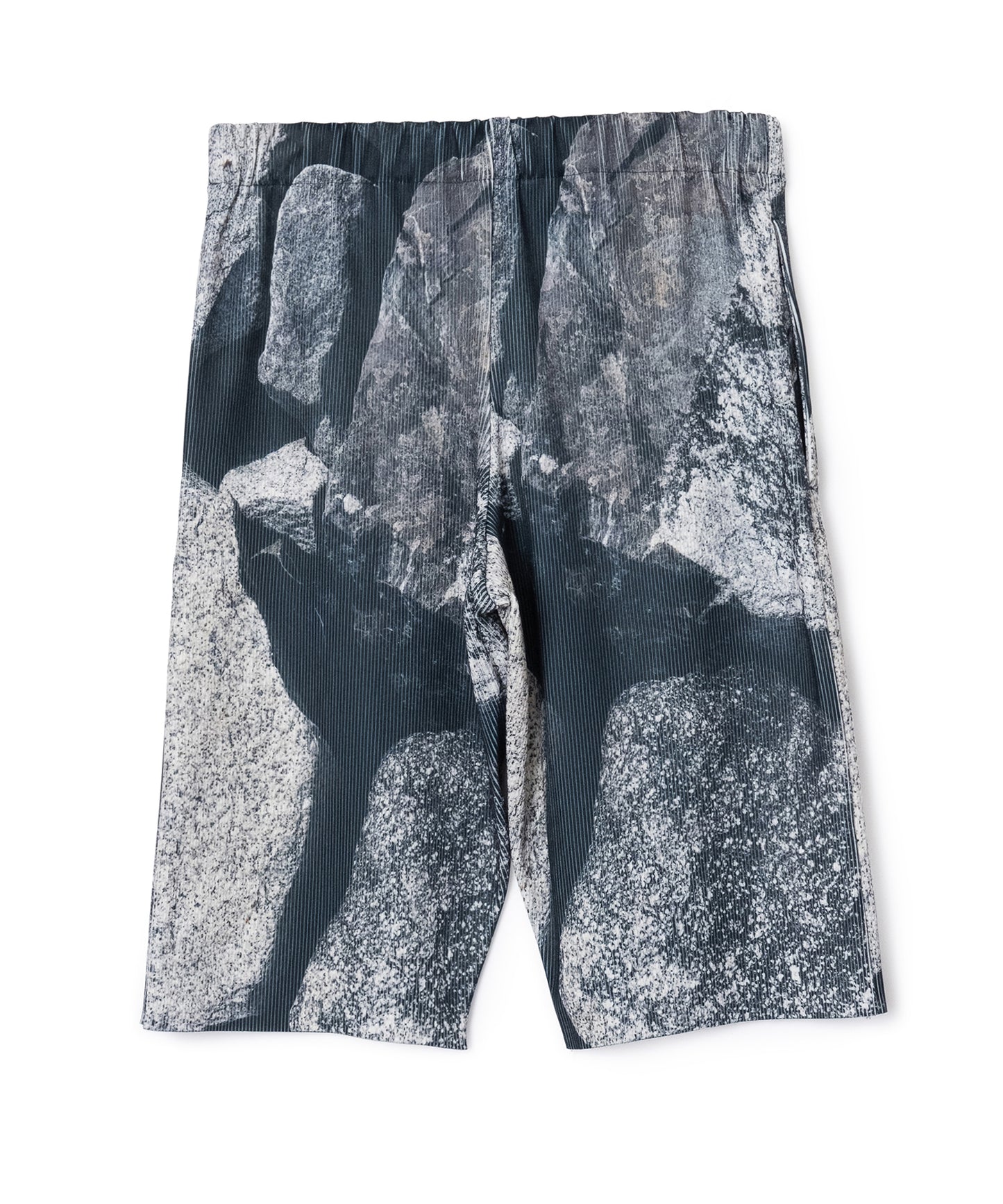 PRINT RIB SHORTS