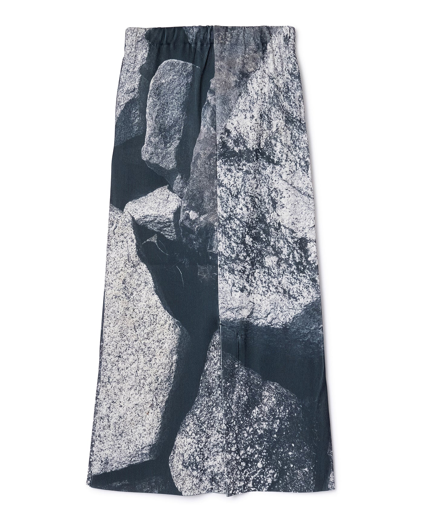 PRINT RIB SKIRT