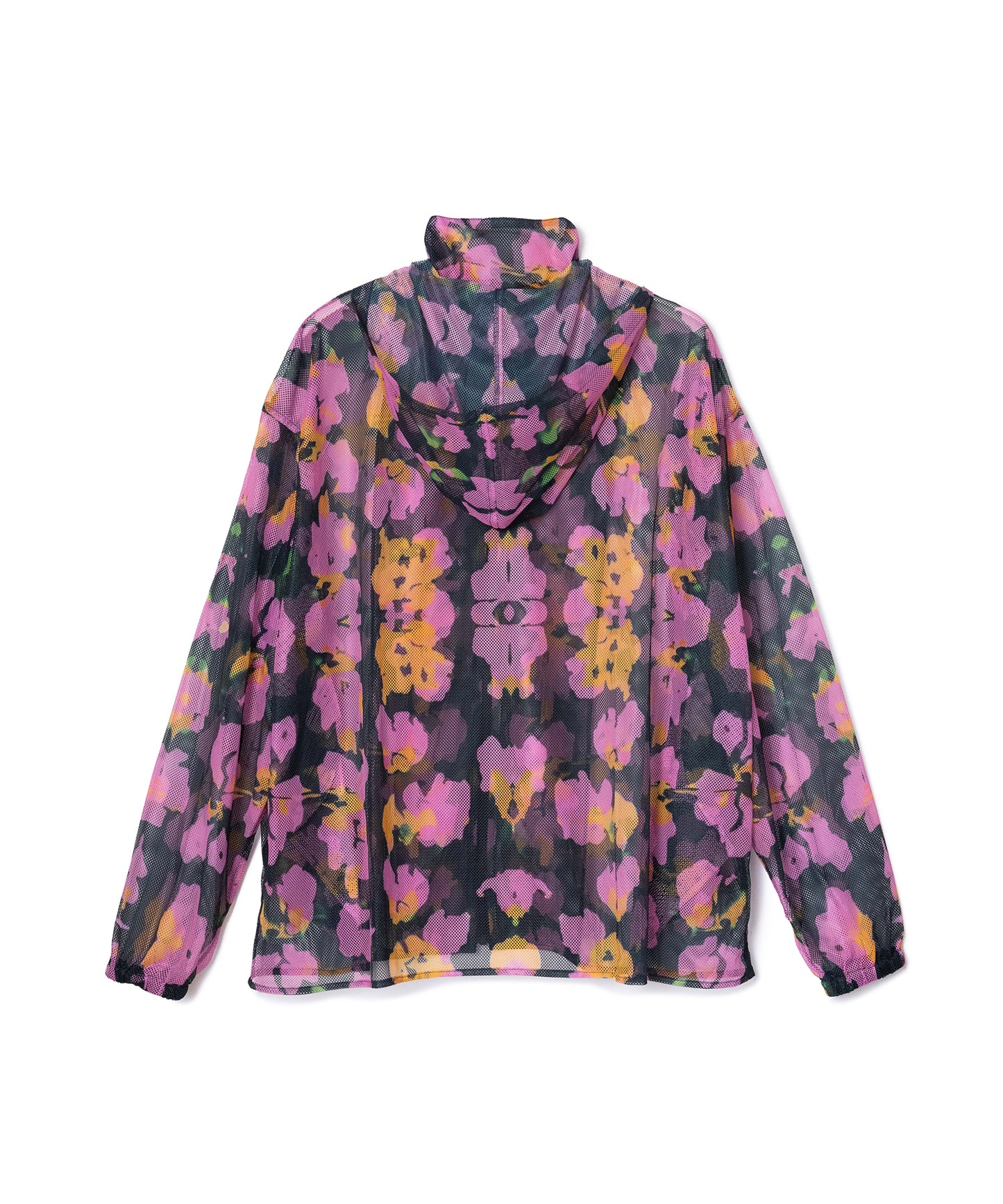 PRINT MESH ZIPUP PARKA