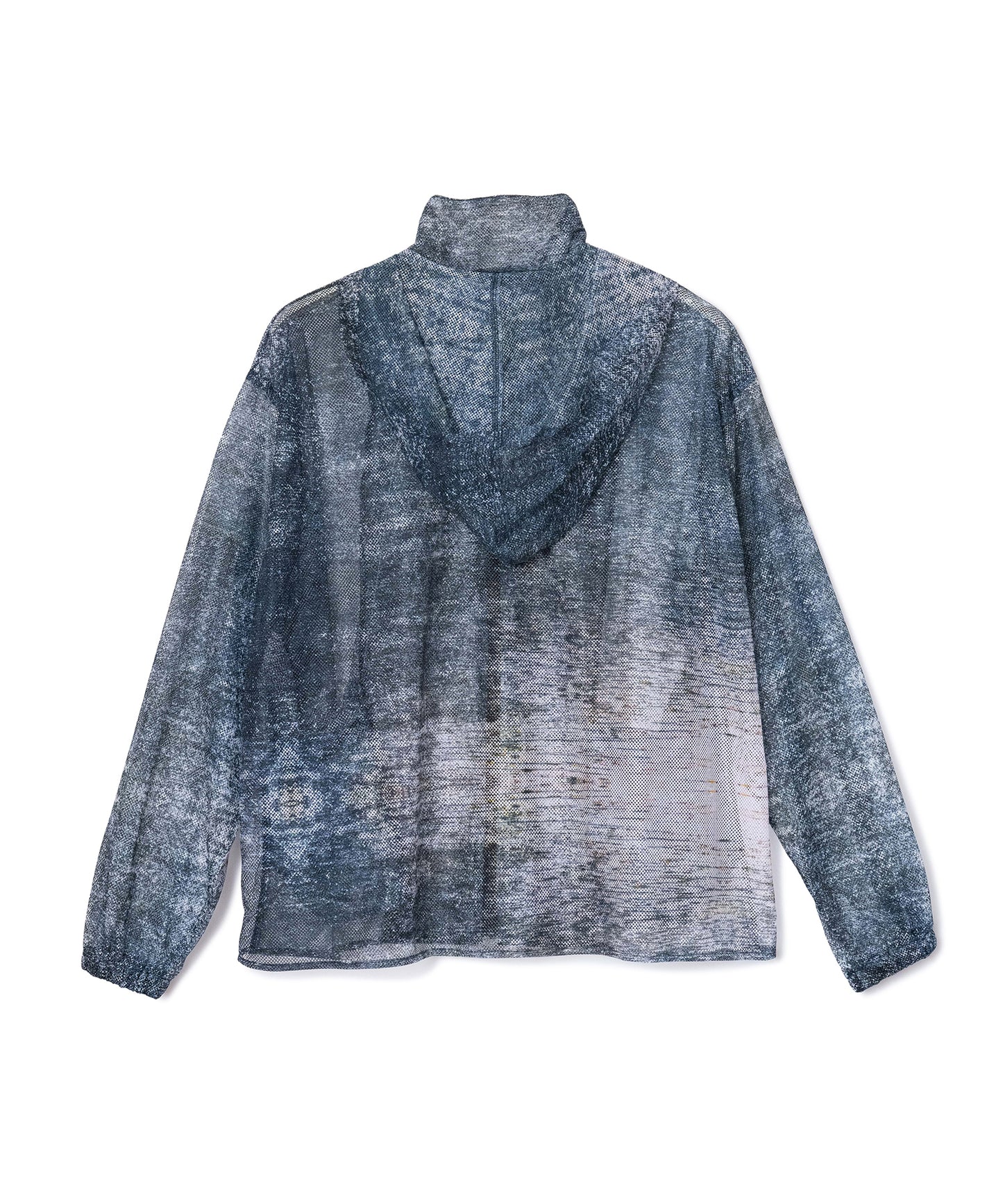 PRINT MESH ZIPUP PARKA