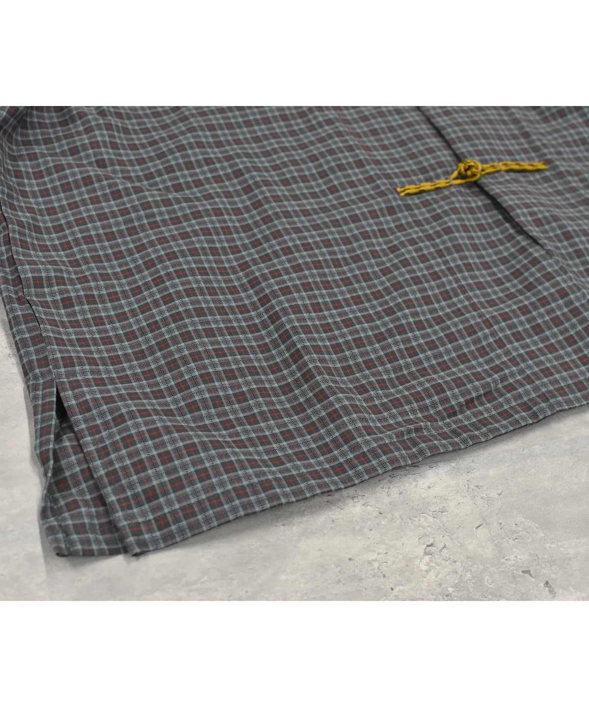 CHECKED KUNG FU SHIRT