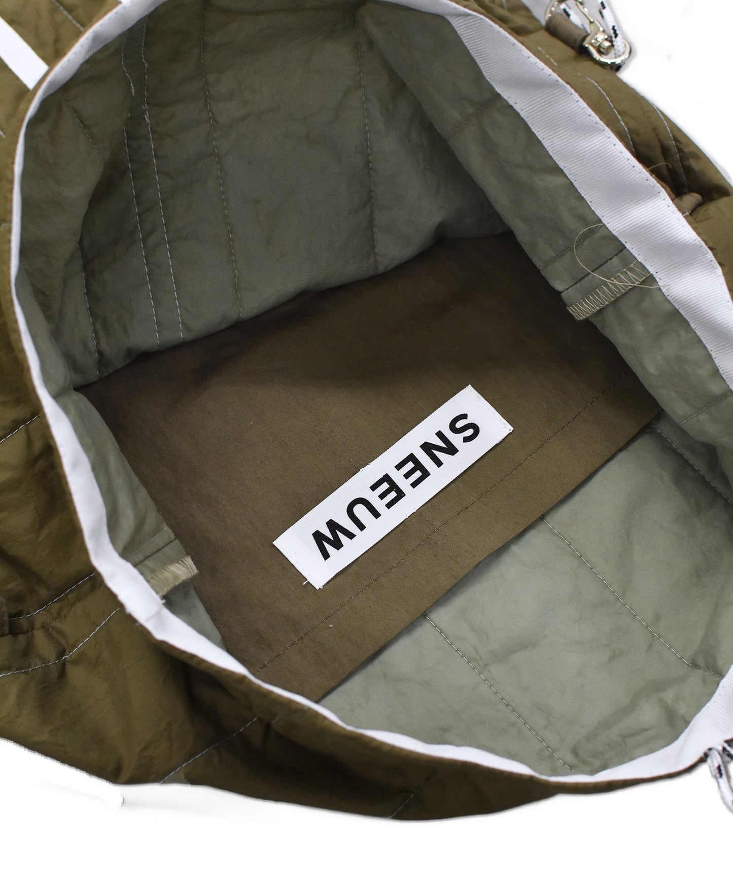 ウォッシュトキルティングバッグ