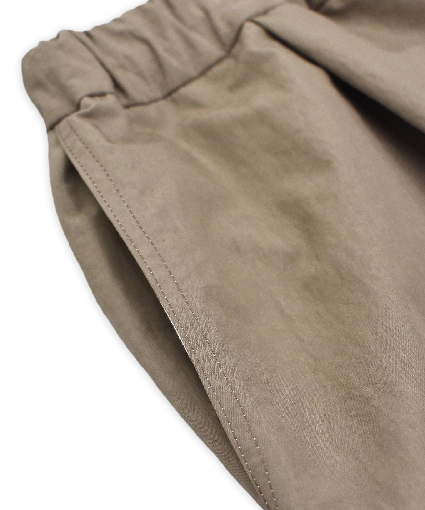 ウォッシュトキルティングタックワイドパンツ