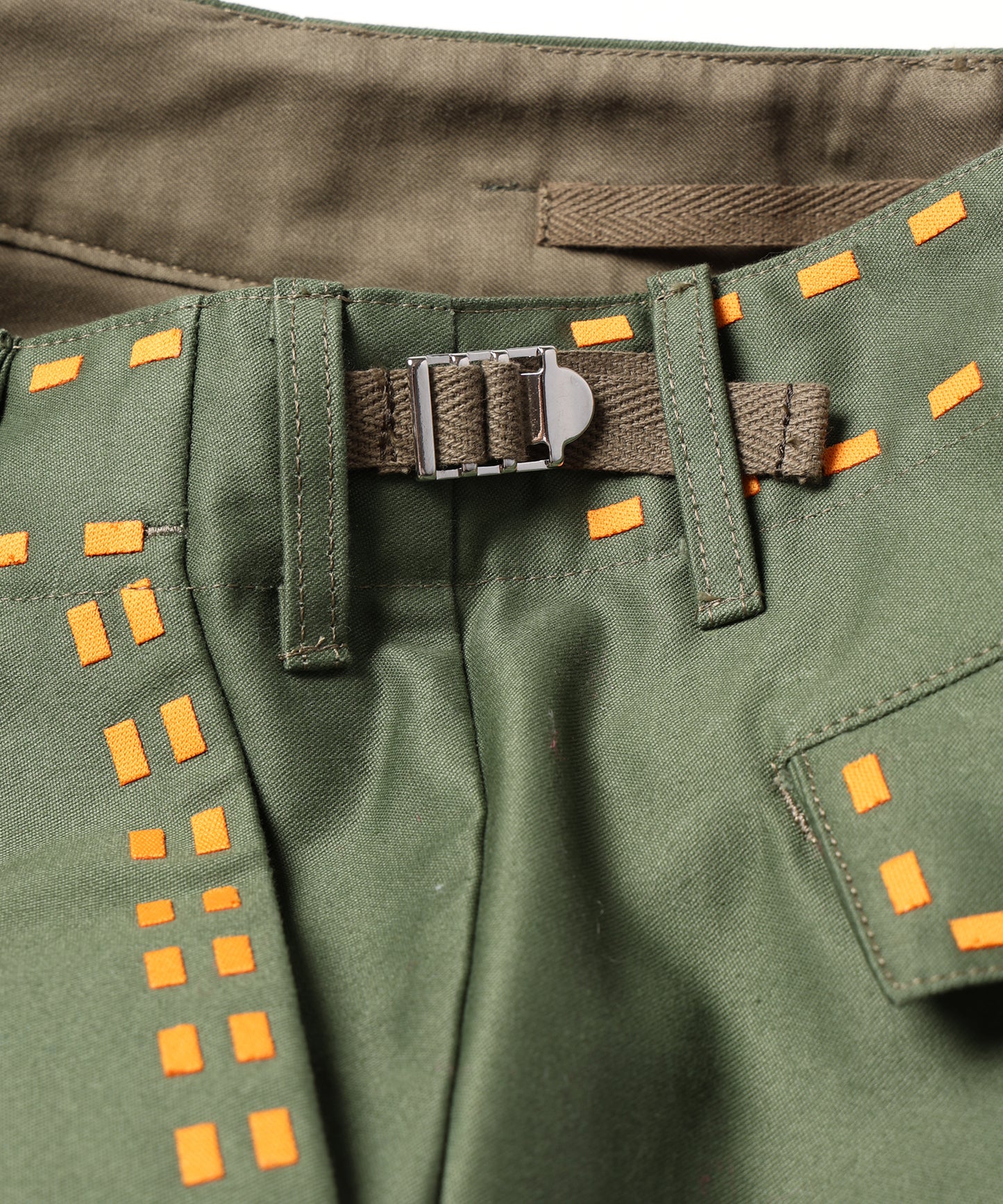 LASER STITCH MILITARY PANTS