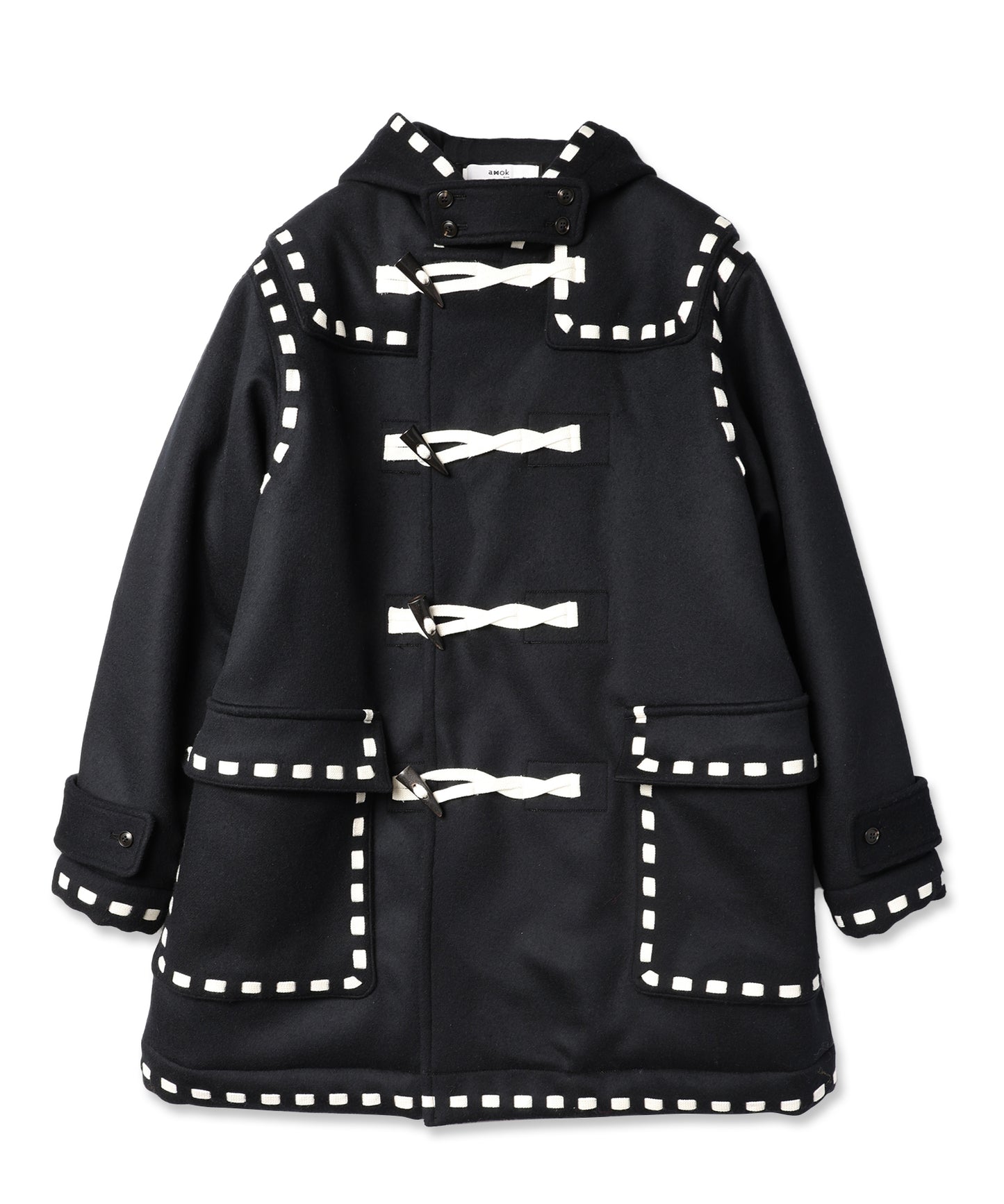 CORD STITCH DUDDLE COAT
