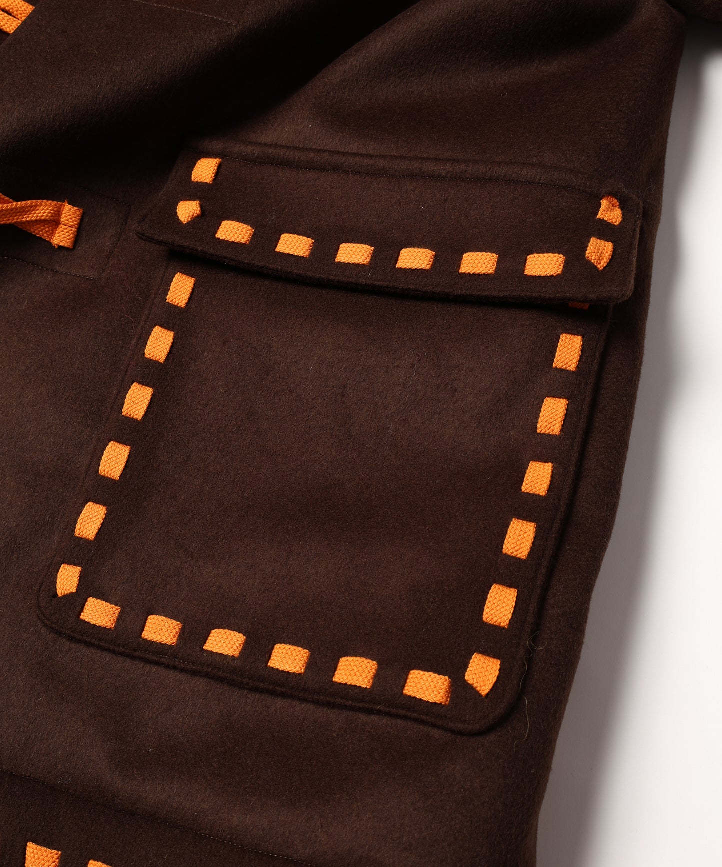 CORD STITCH DUDDLE COAT
