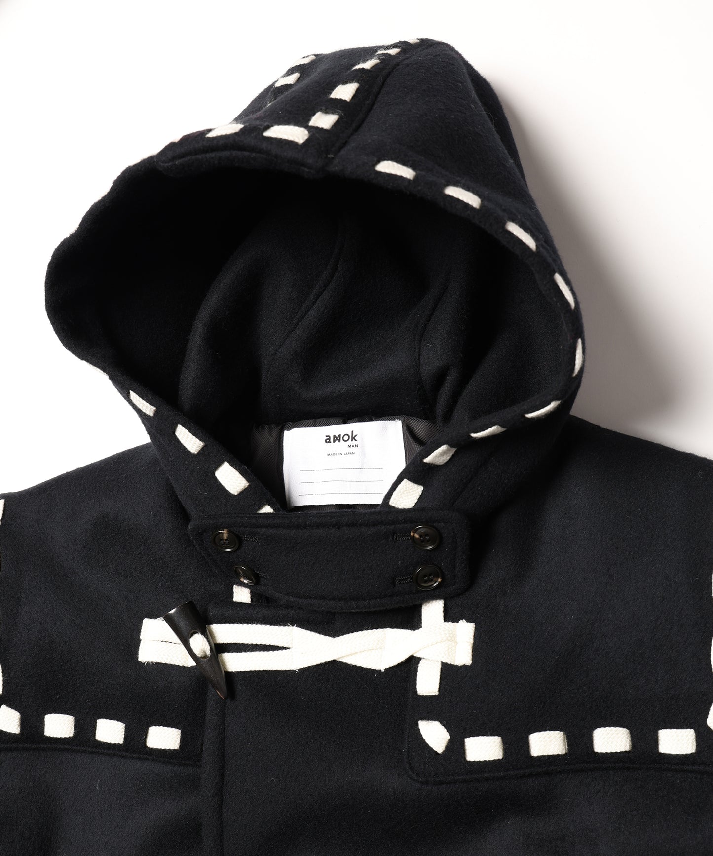 CORD STITCH DUDDLE COAT