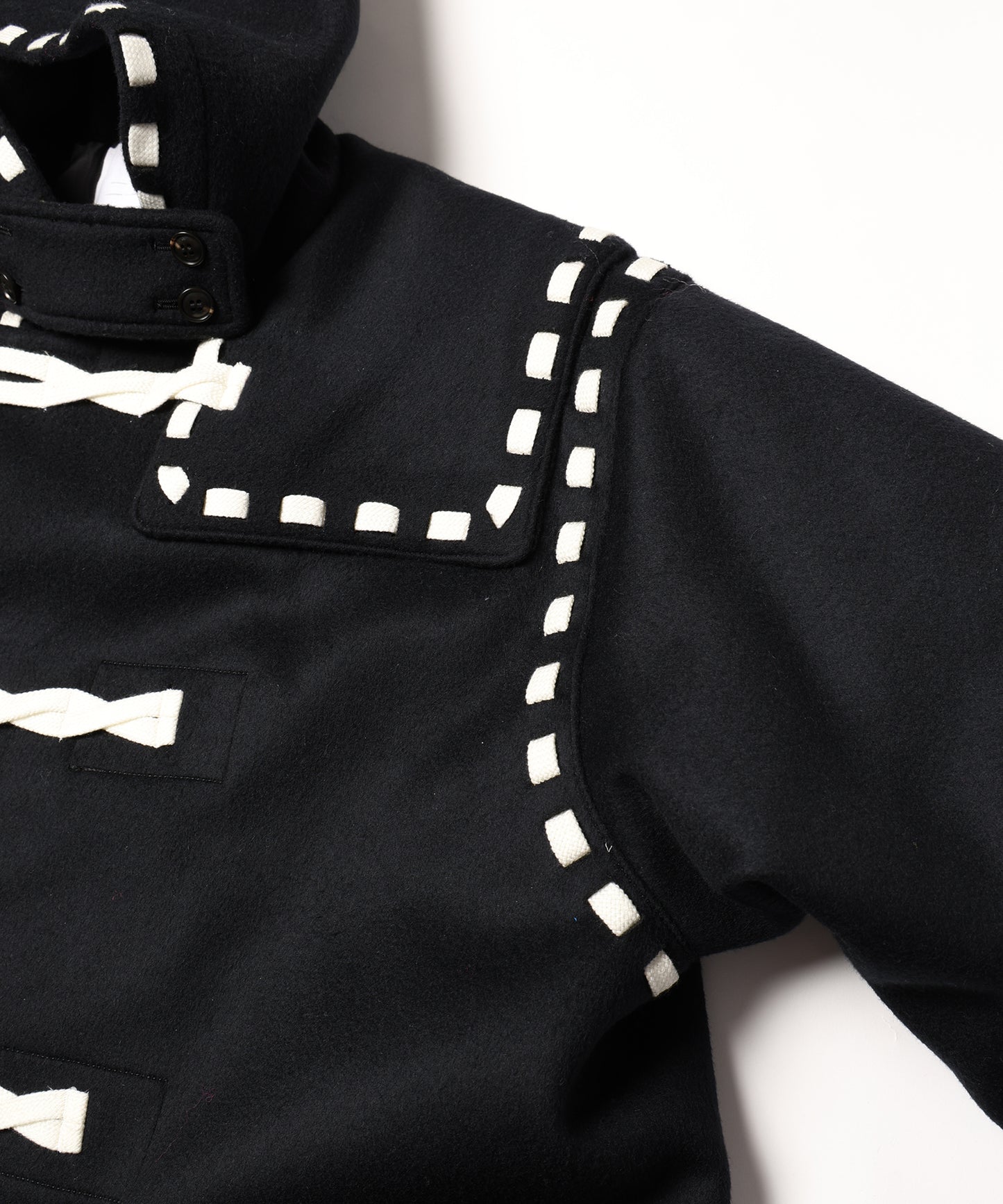 CORD STITCH DUDDLE COAT