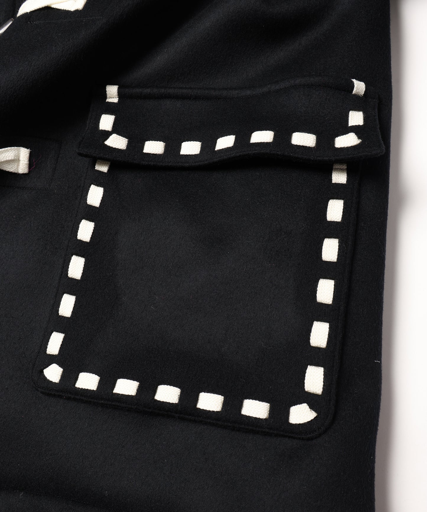 CORD STITCH DUDDLE COAT