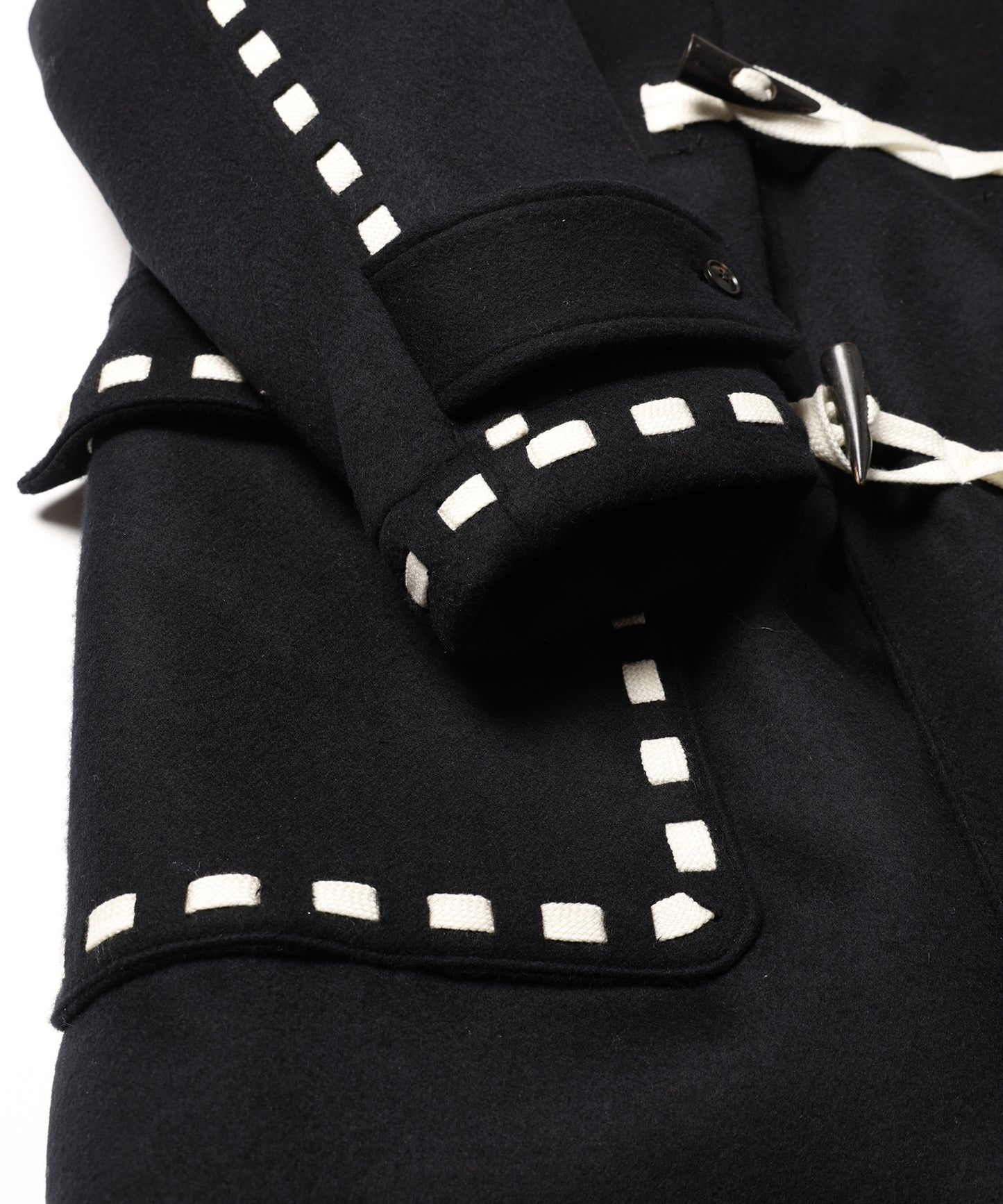 CORD STITCH DUDDLE COAT