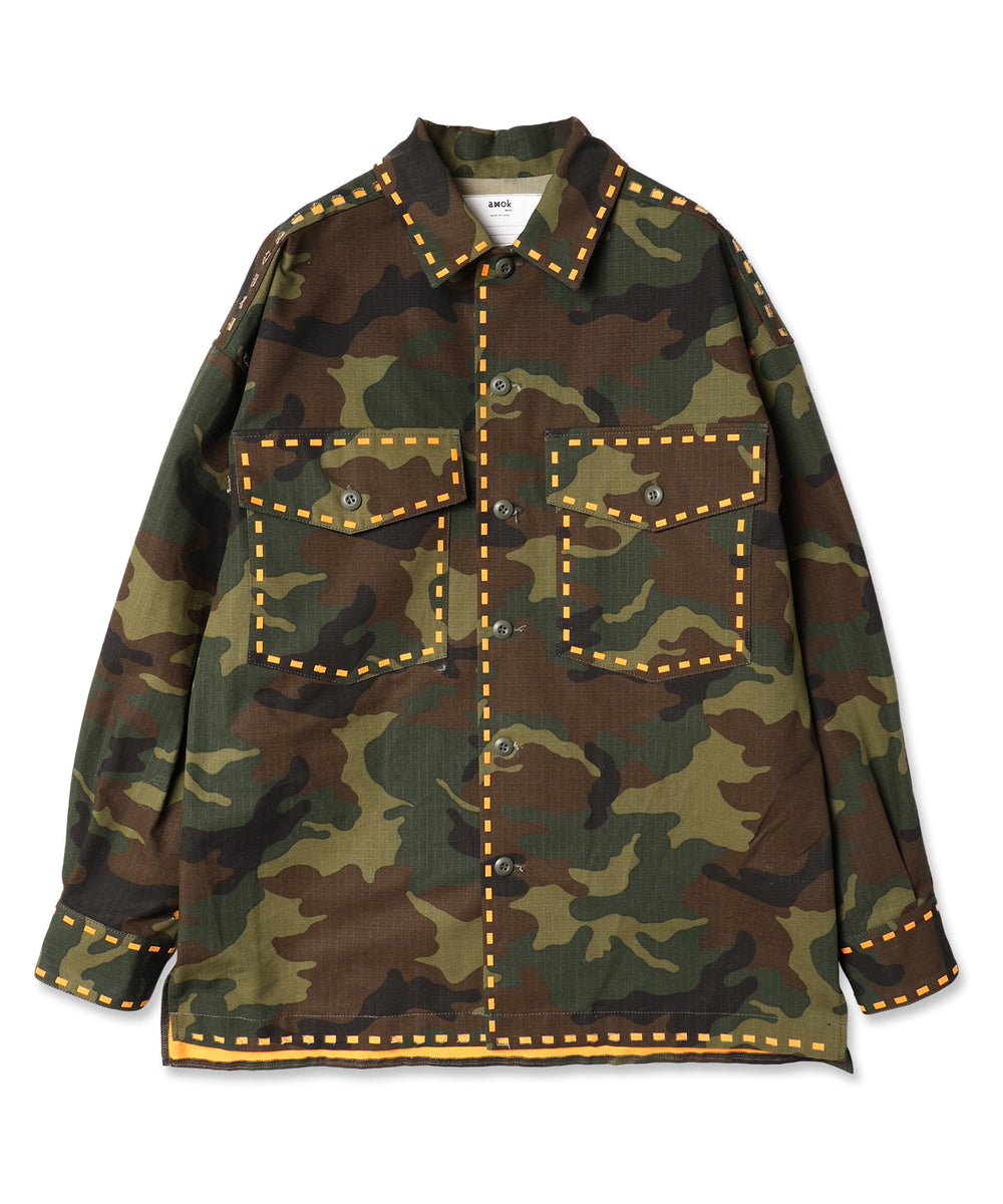 LASER STITCH CAMOUFLAGE JACKET　納期8月中旬