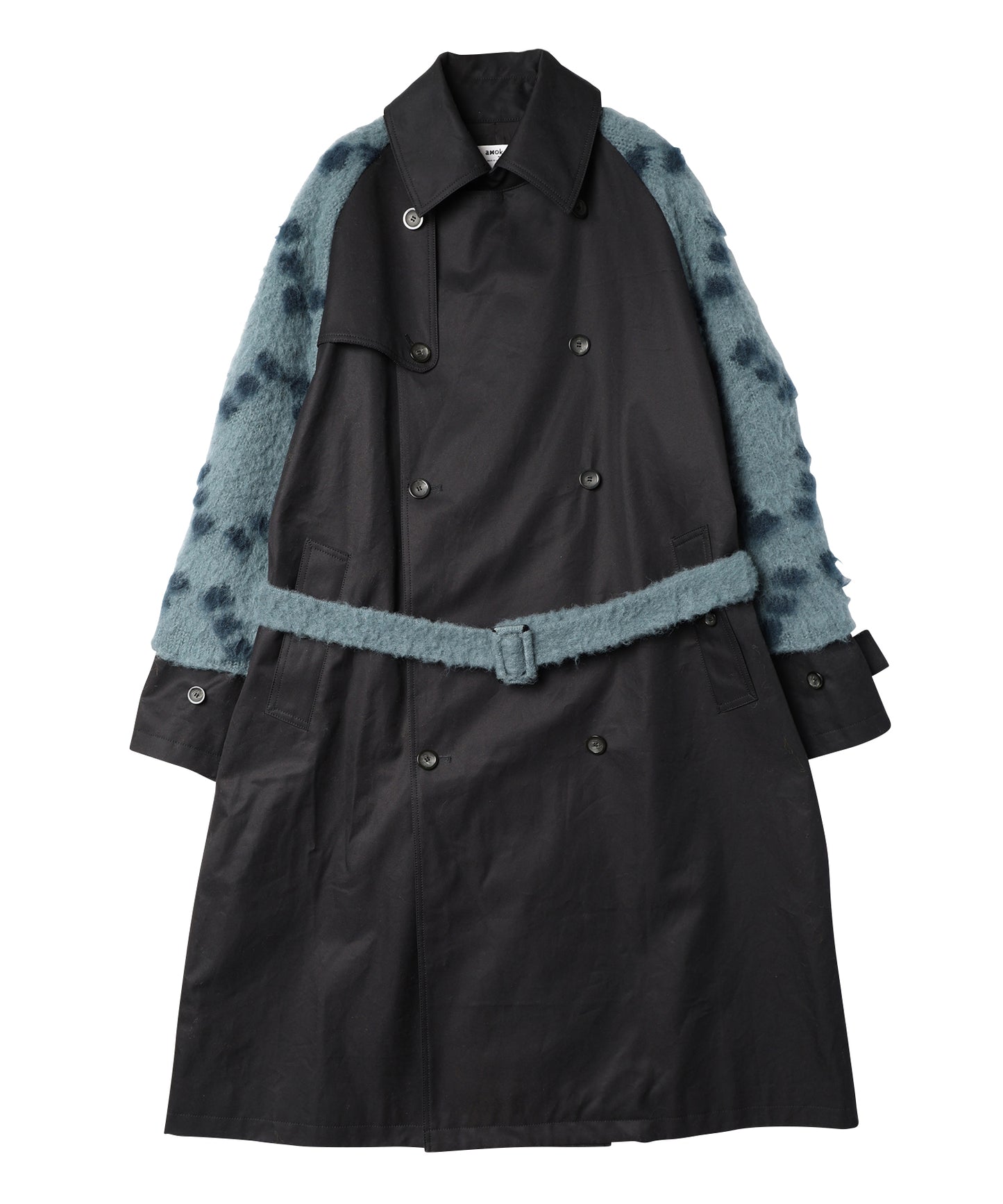 KNIT DOCKING TRENCH COAT 納期9月下旬
