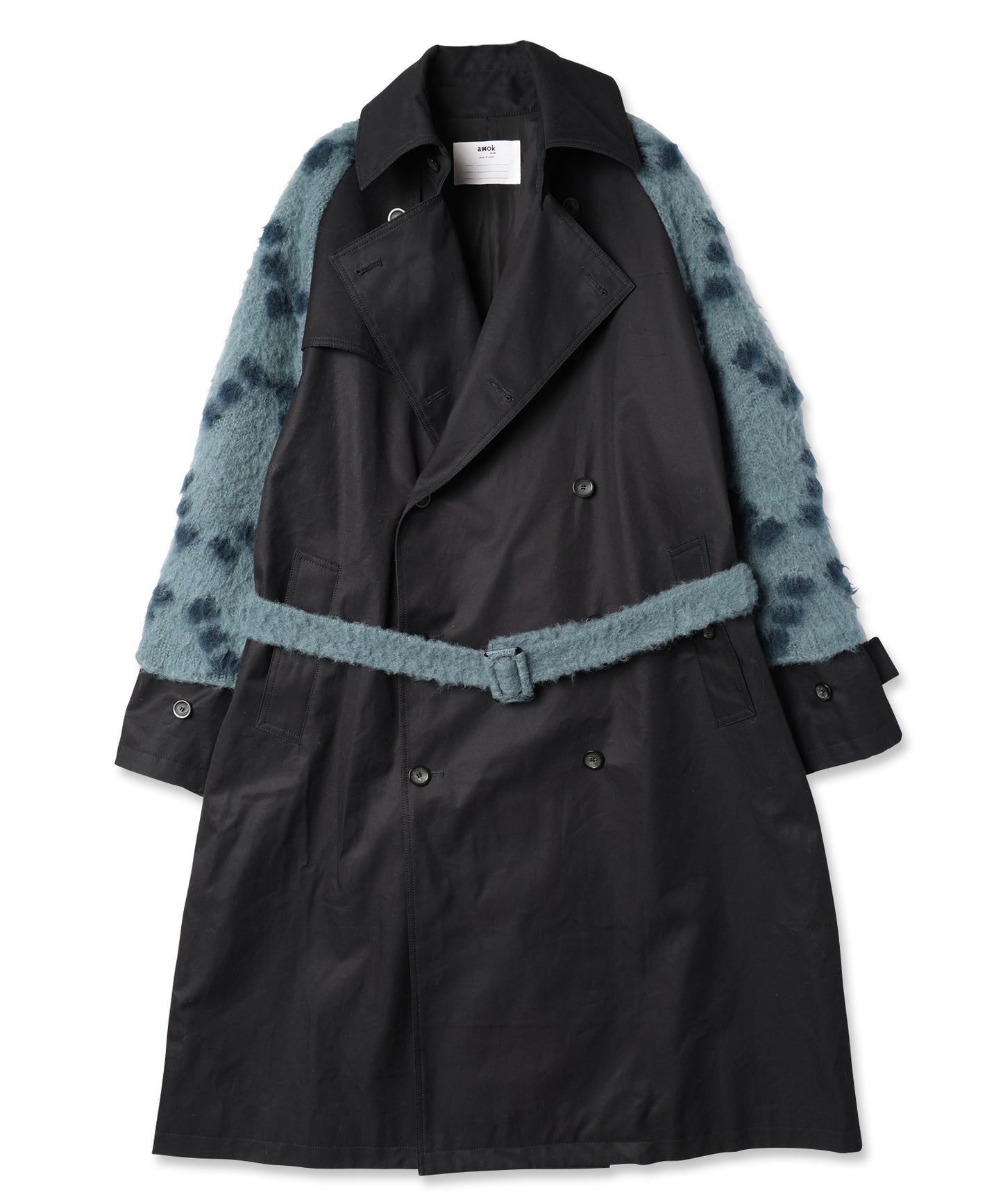 KNIT DOCKING TRENCH COAT 納期9月下旬