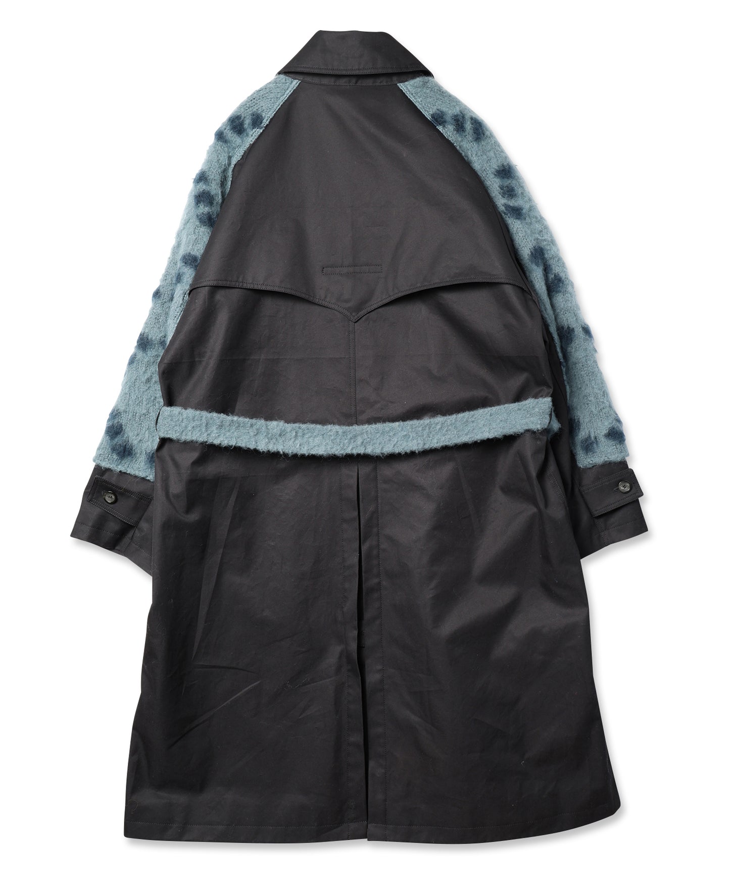 KNIT DOCKING TRENCH COAT 納期9月下旬