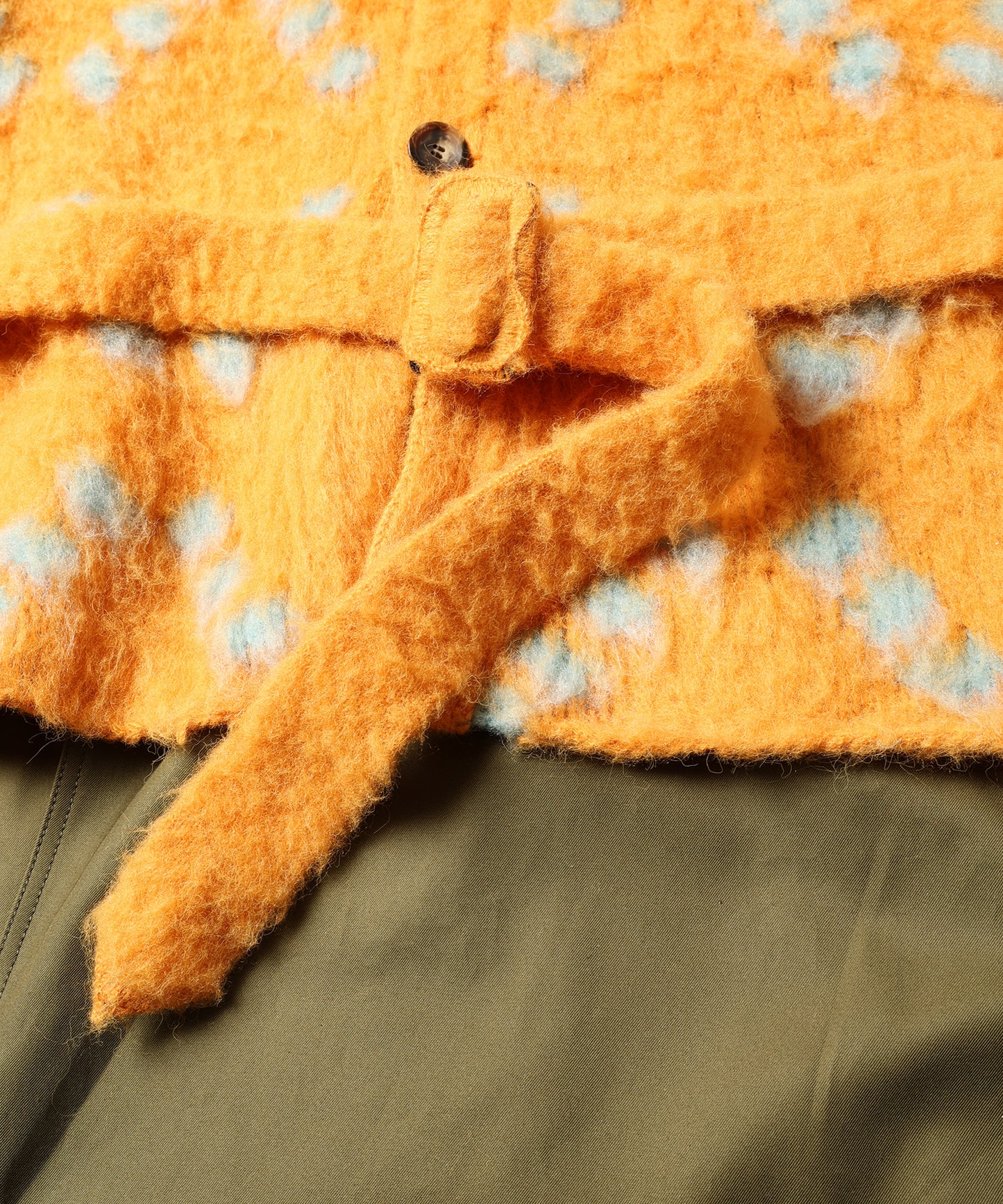 KNIT DOCKING TRENCH COAT 納期9月下旬