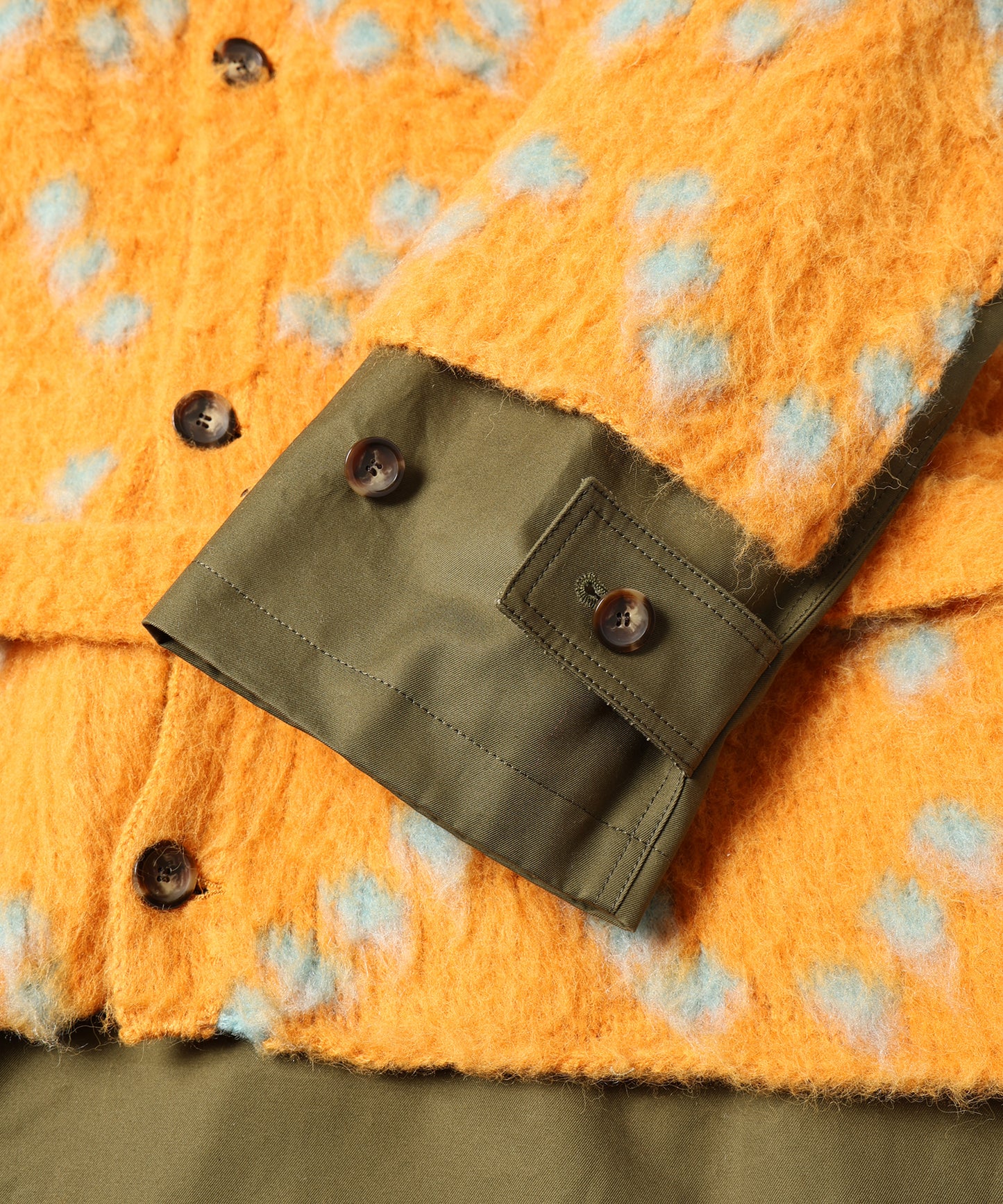 KNIT DOCKING TRENCH COAT 納期9月下旬