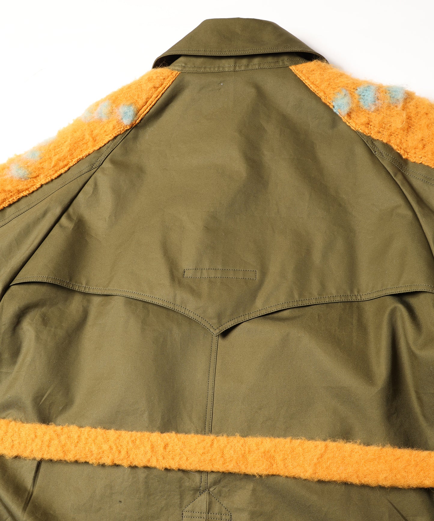 KNIT DOCKING TRENCH COAT 納期9月下旬
