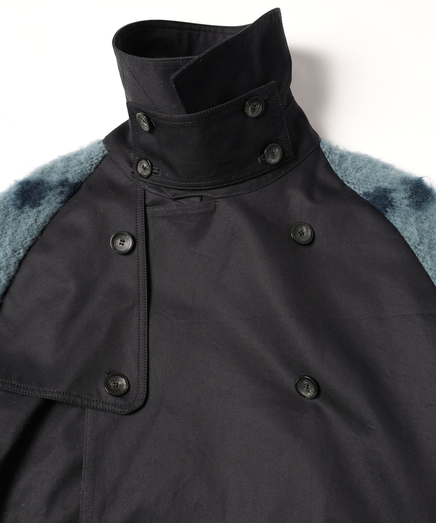 KNIT DOCKING TRENCH COAT 納期9月下旬