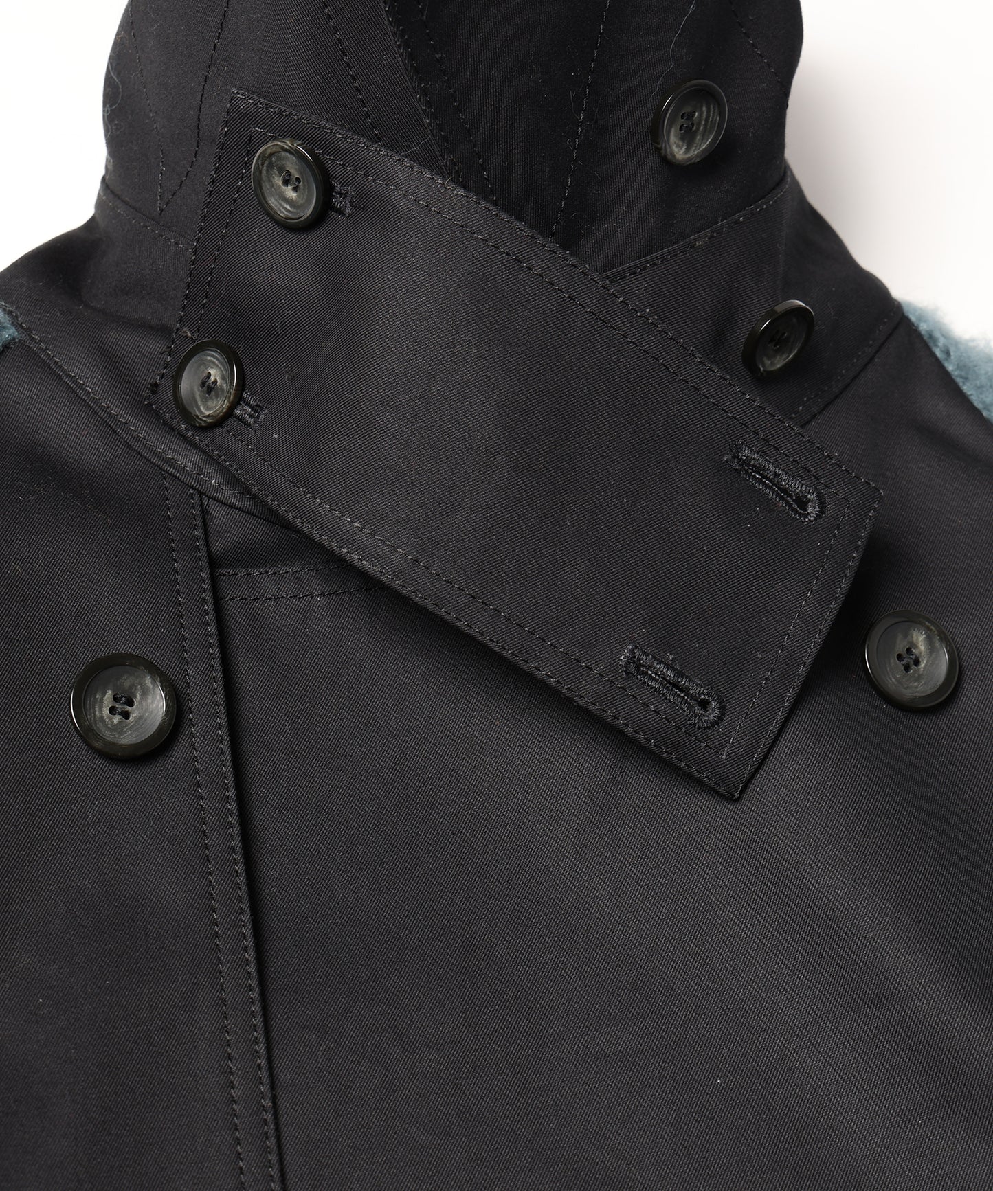 KNIT DOCKING TRENCH COAT 納期9月下旬