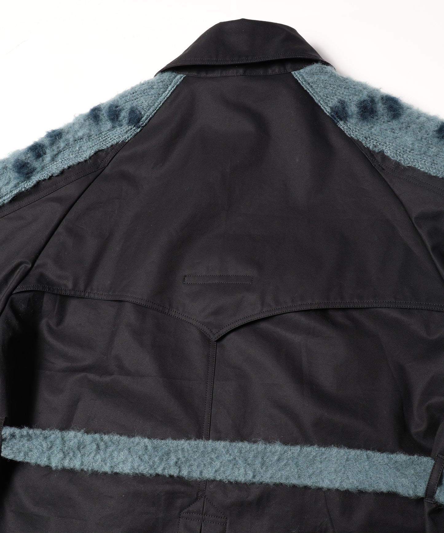 KNIT DOCKING TRENCH COAT 納期9月下旬