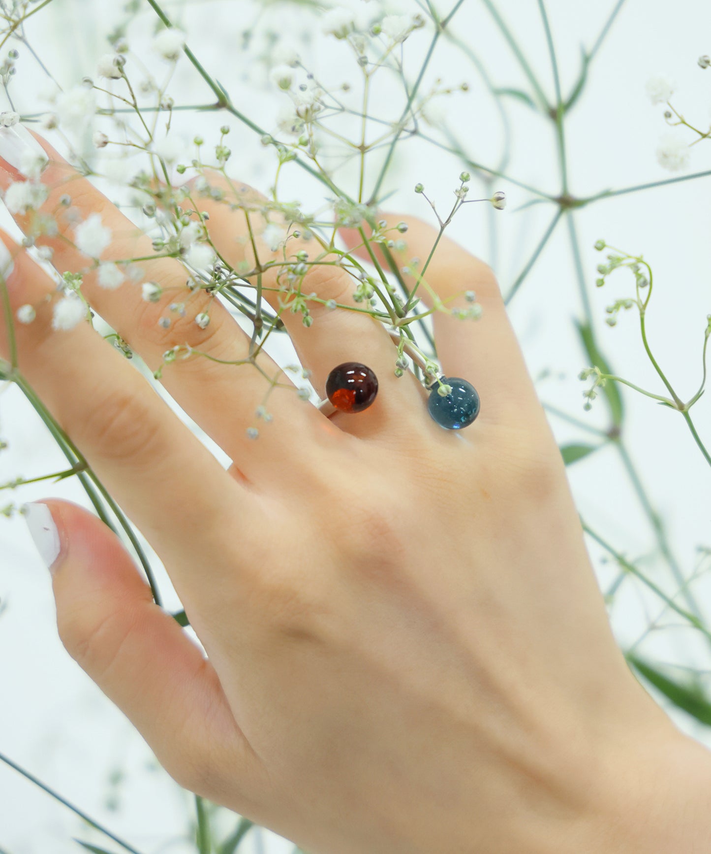 Float glass ring BEDSIDEDRAMA×YAGA/FAIS