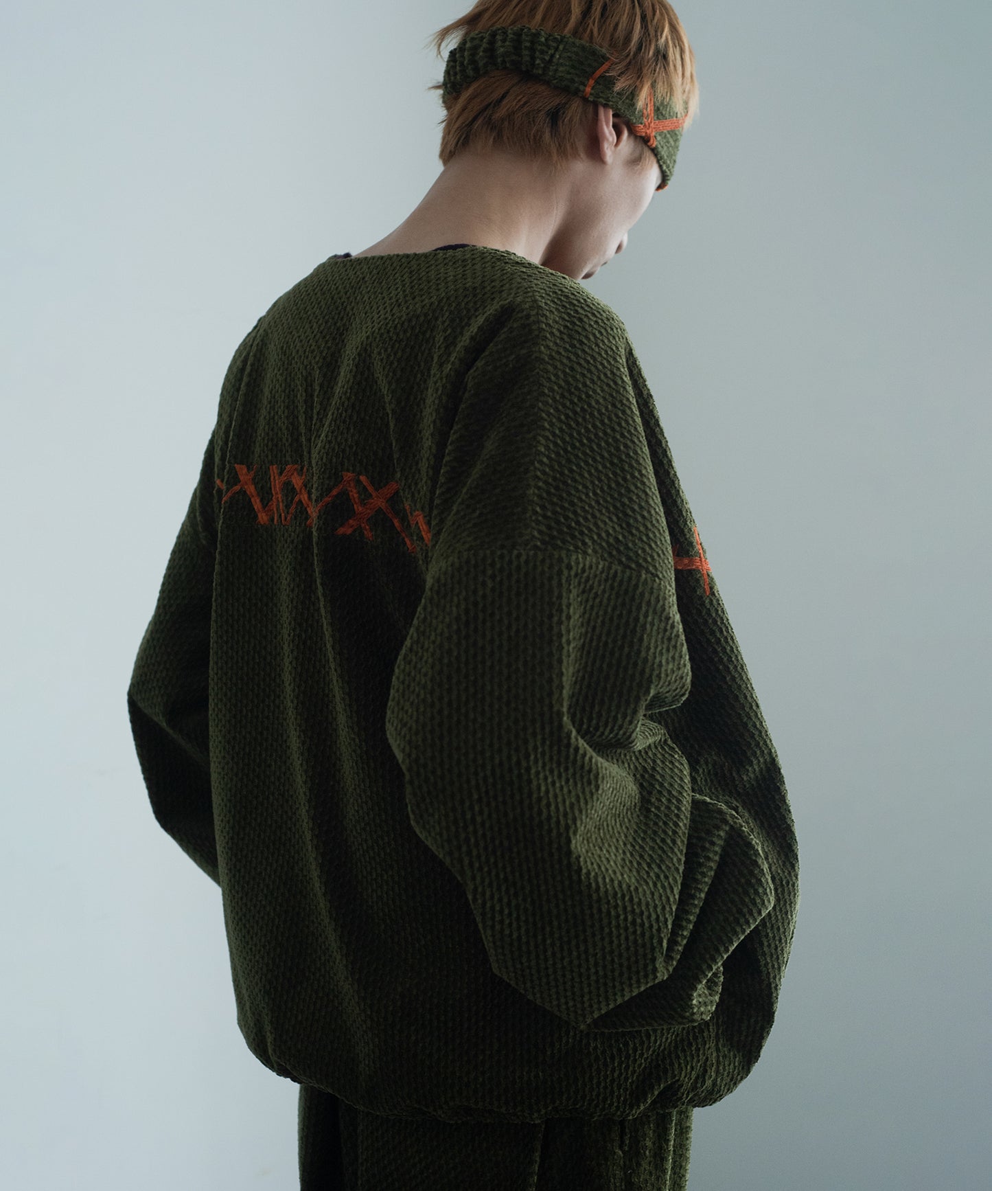 handwork collarless jacket 【納期8月下旬】