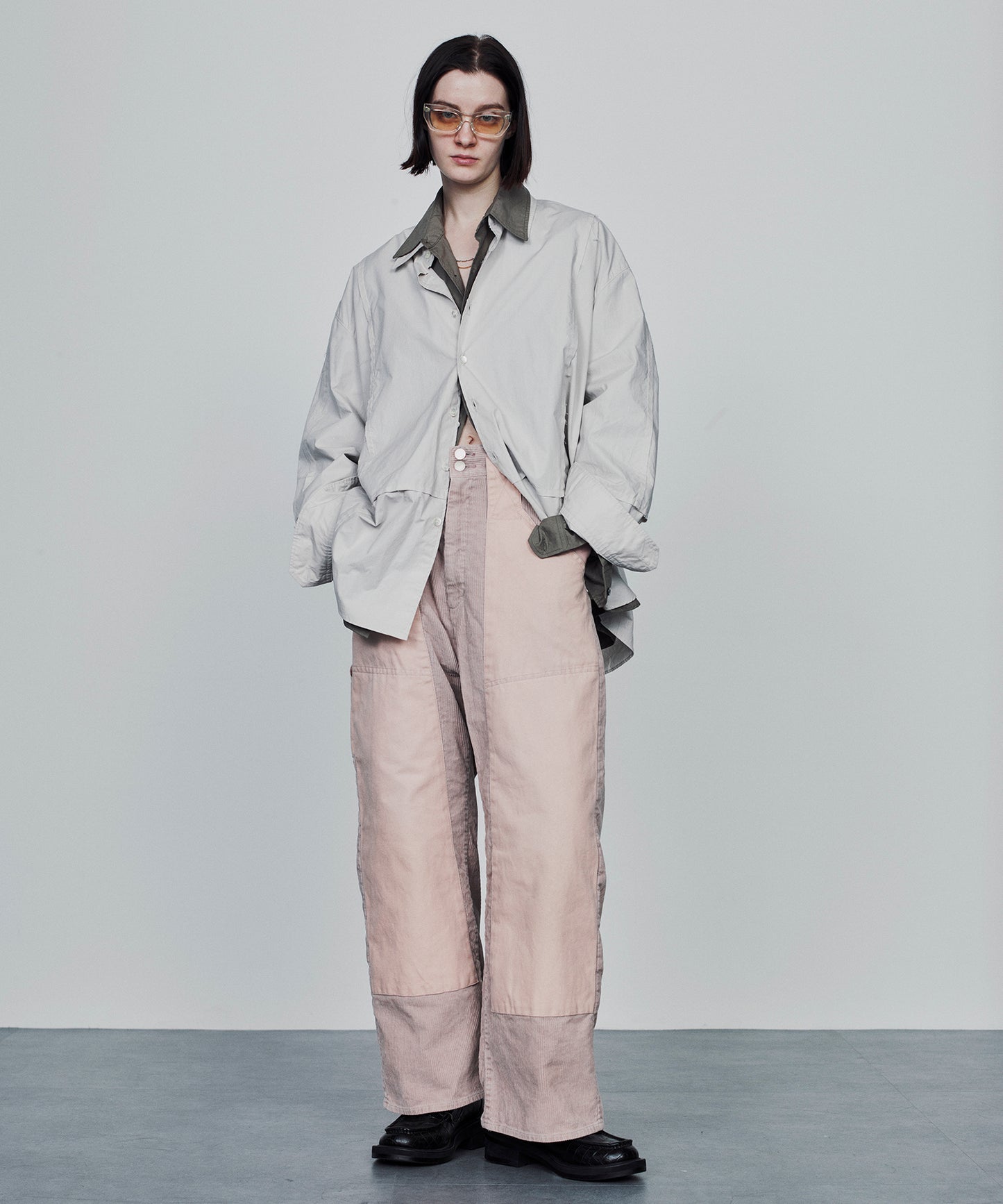 WIDE W KNEE DUCK PANTS