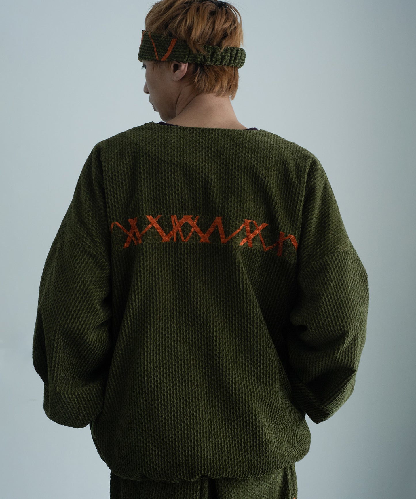 handwork collarless jacket 【納期8月下旬】