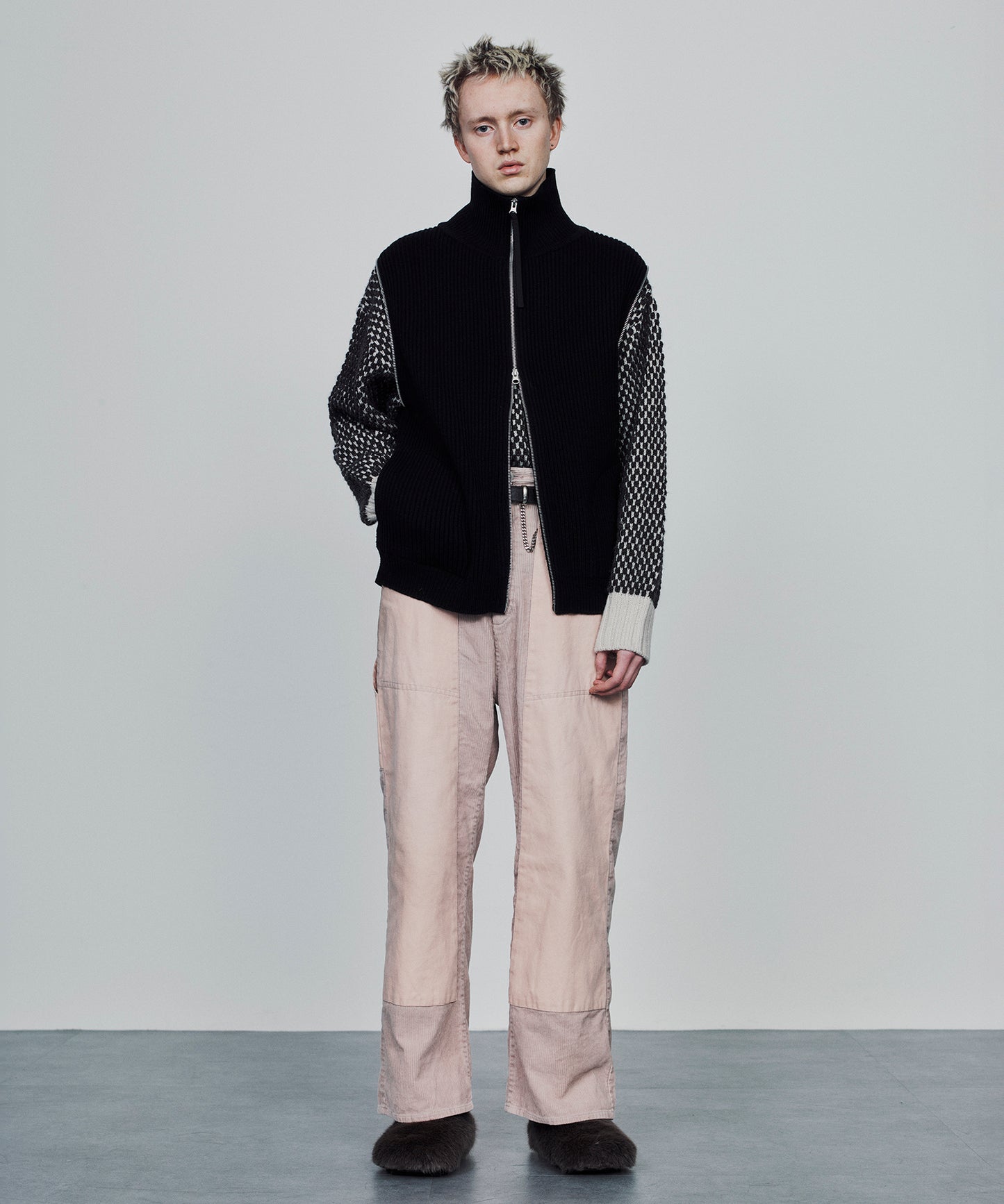 WIDE W KNEE DUCK PANTS
