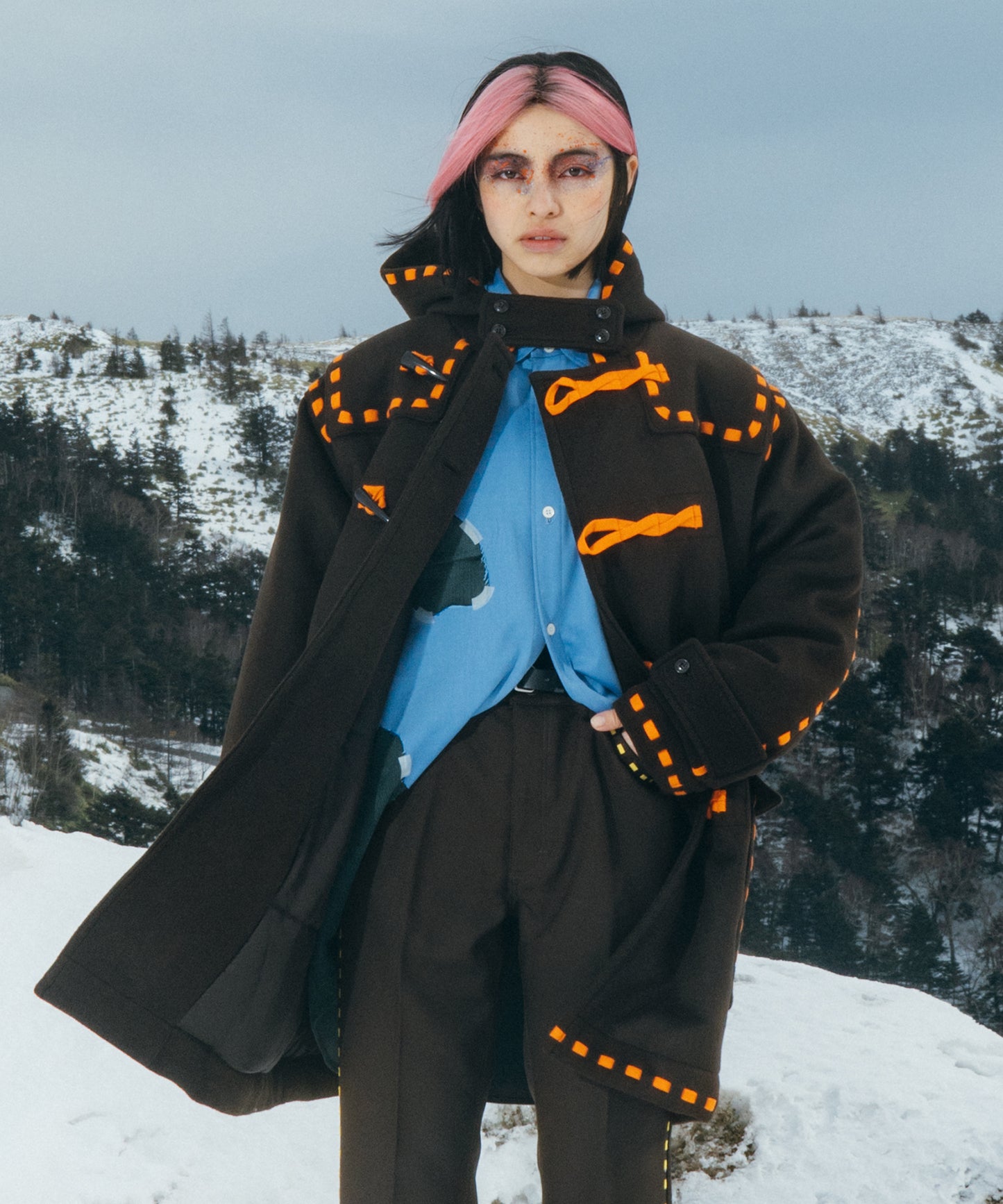 CORD STITCH DUDDLE COAT