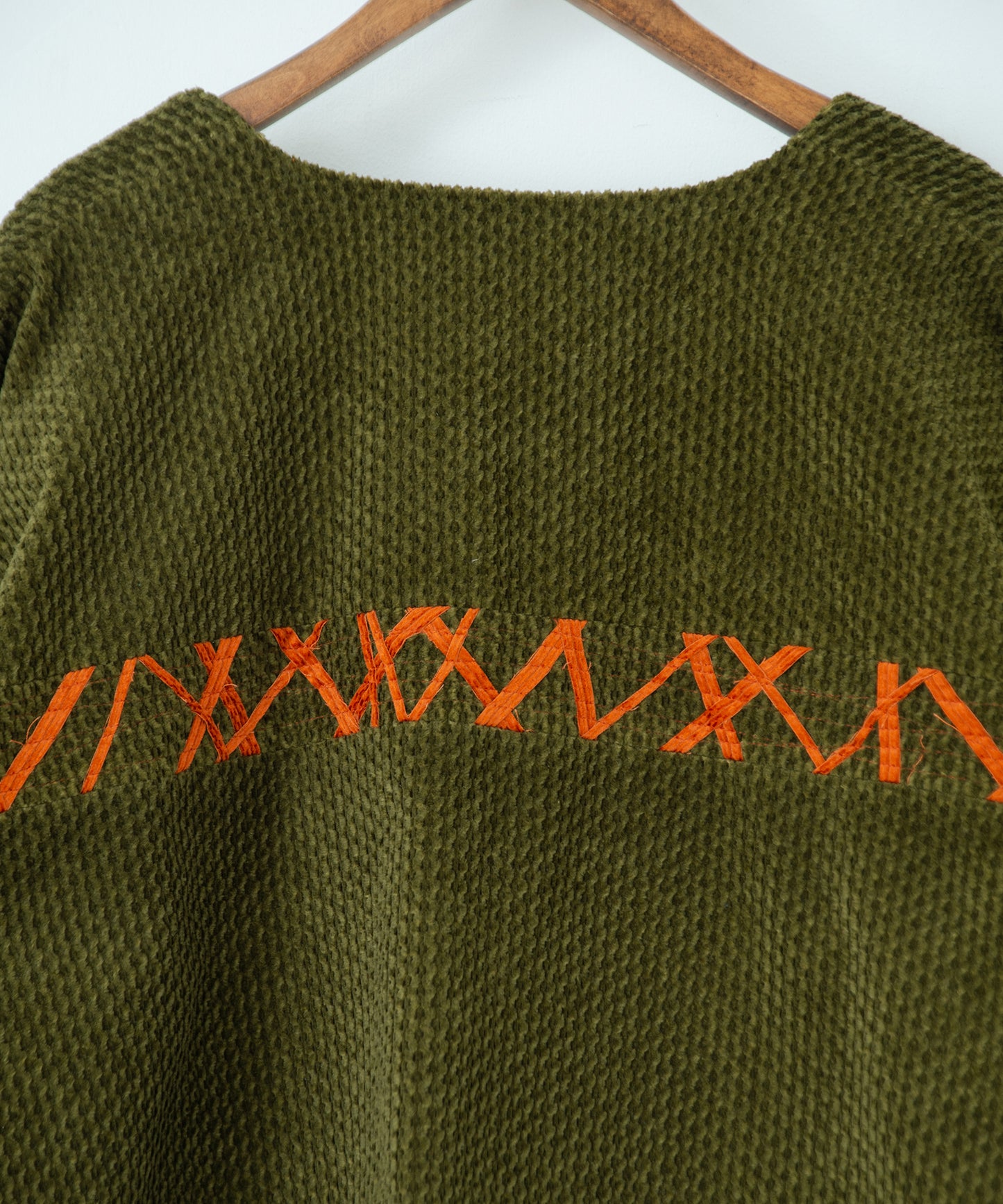 handwork collarless jacket 【納期8月下旬】