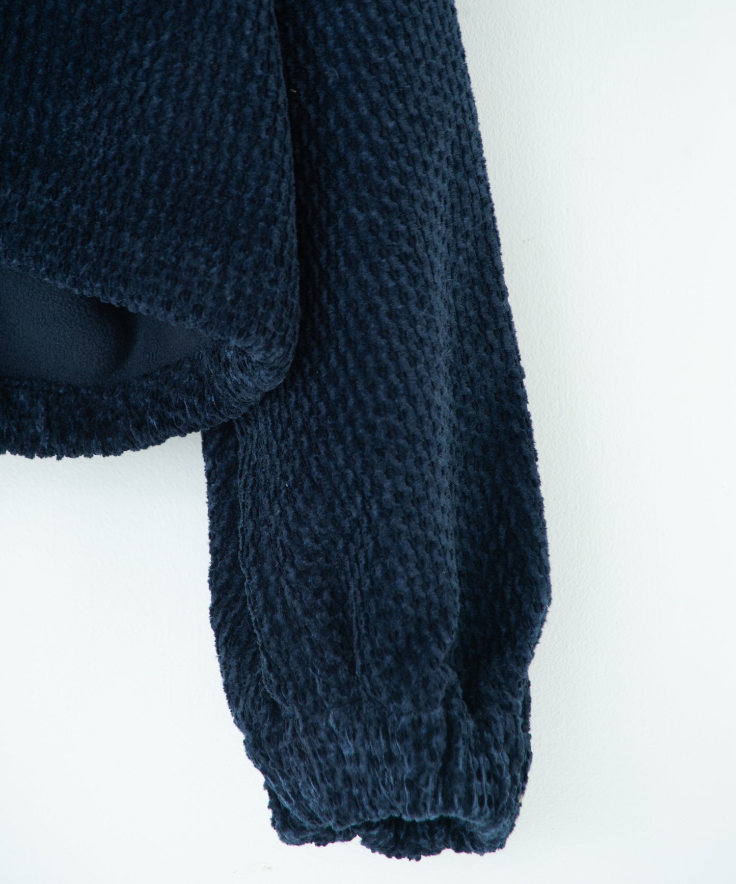 handwork frilled collarless jacket 【納期8月下旬】