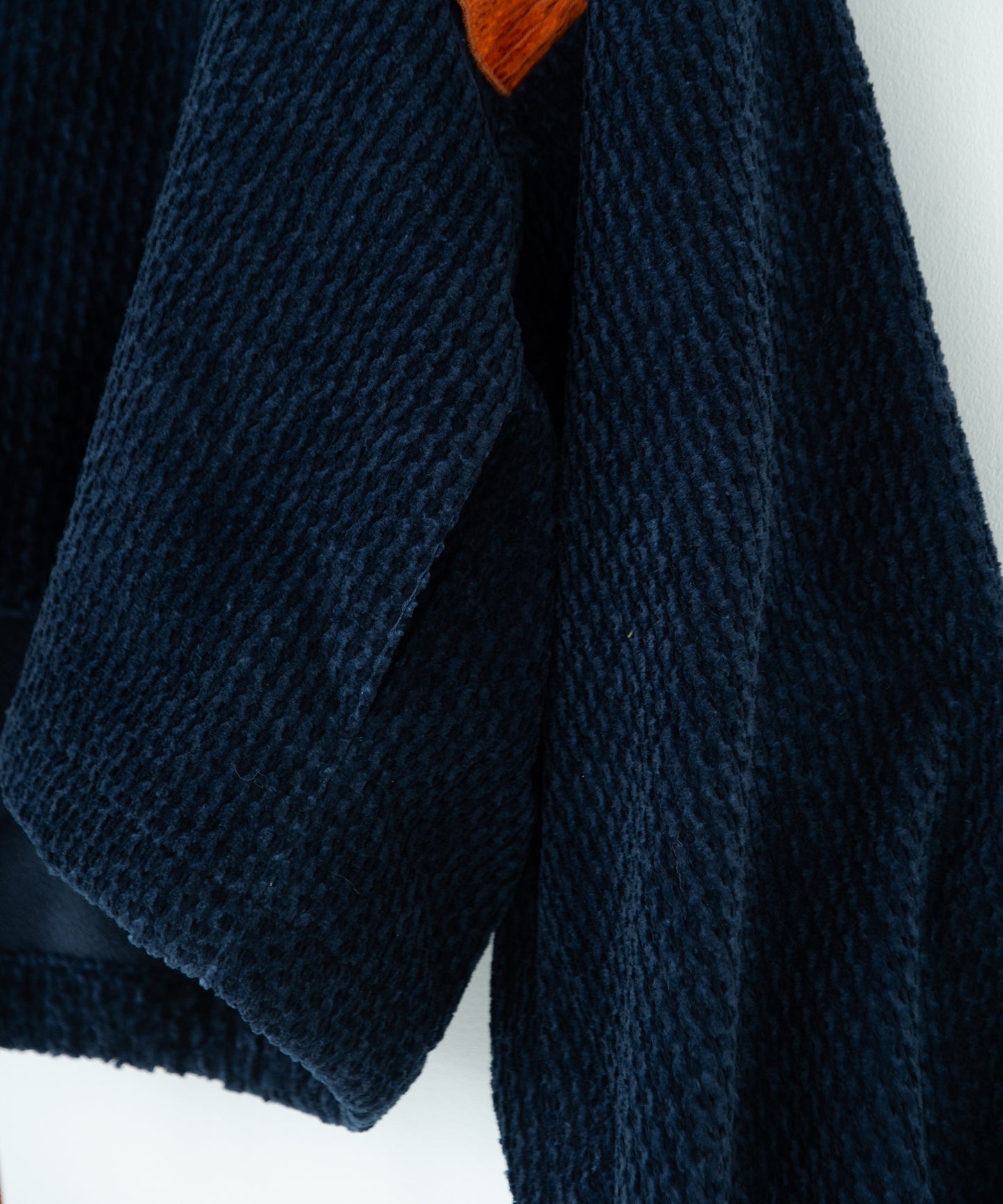 handwork frilled collarless jacket