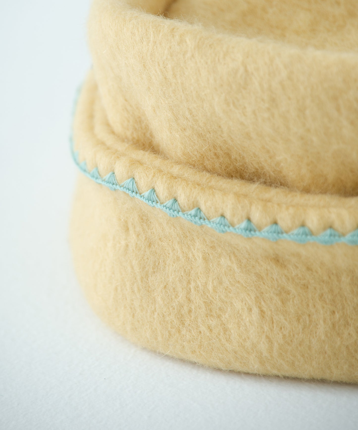 needle work toque hat