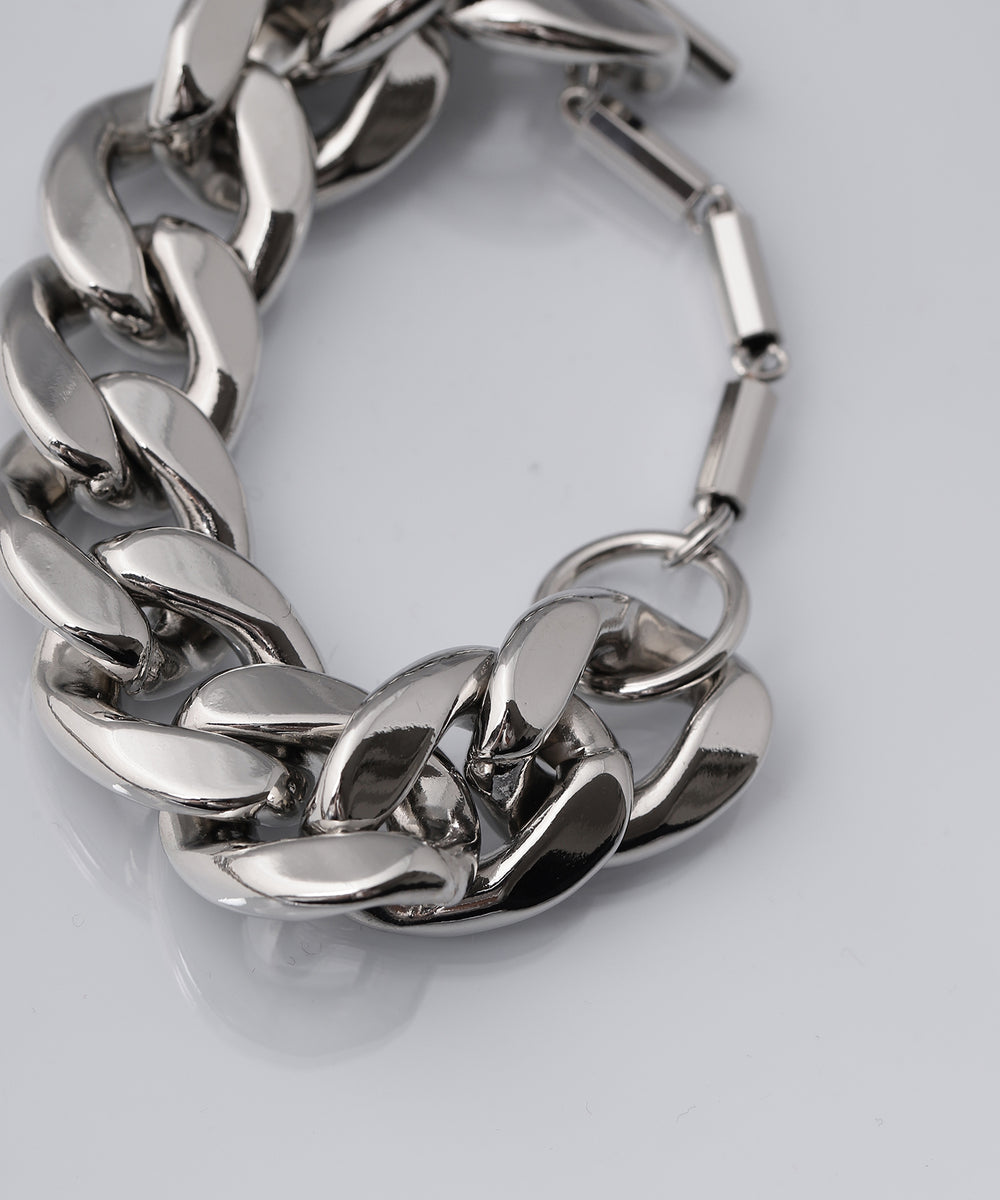 JieDa switching wide chain bracelet - リング