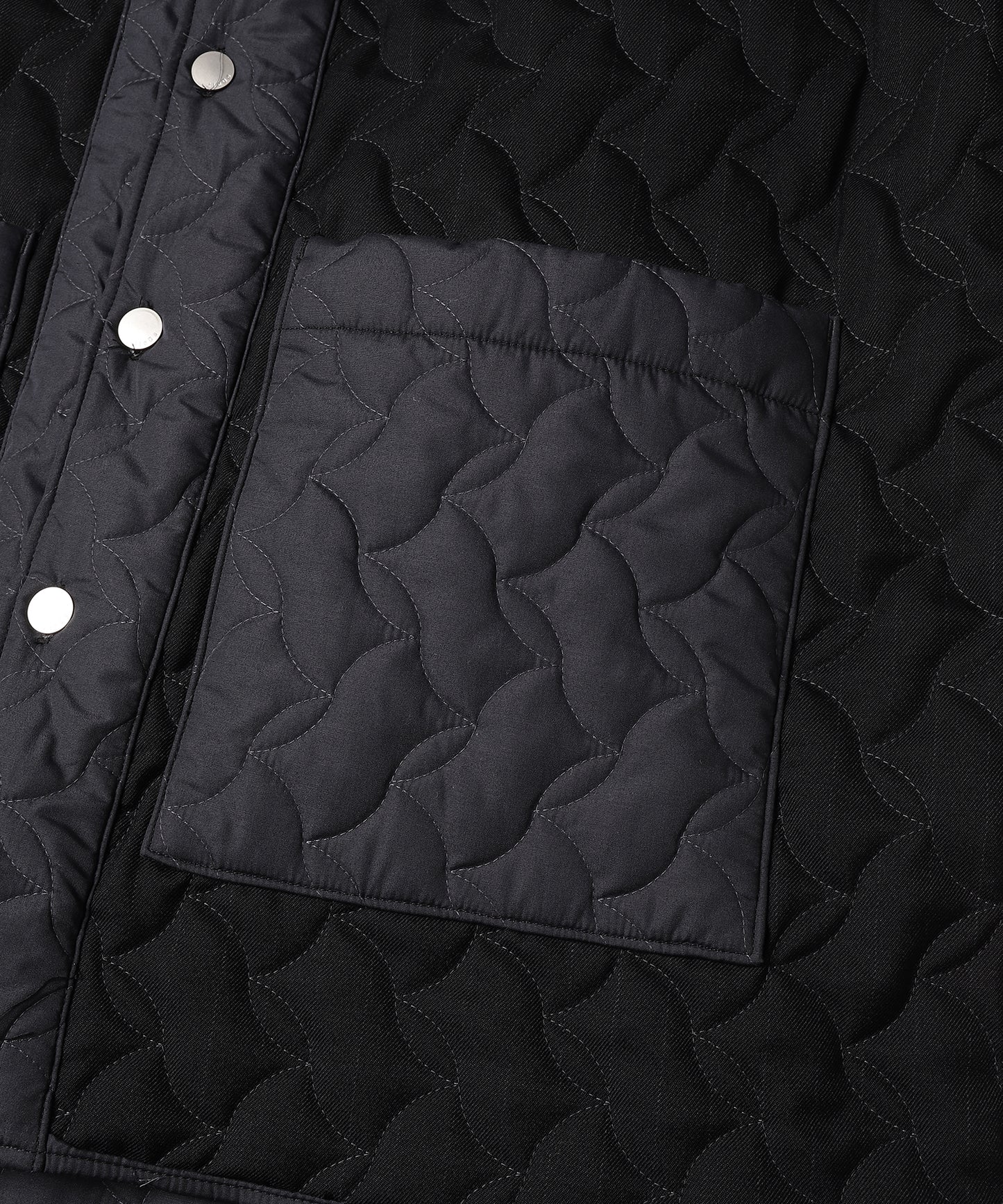 QUILTING OVER SHIRT JACKET