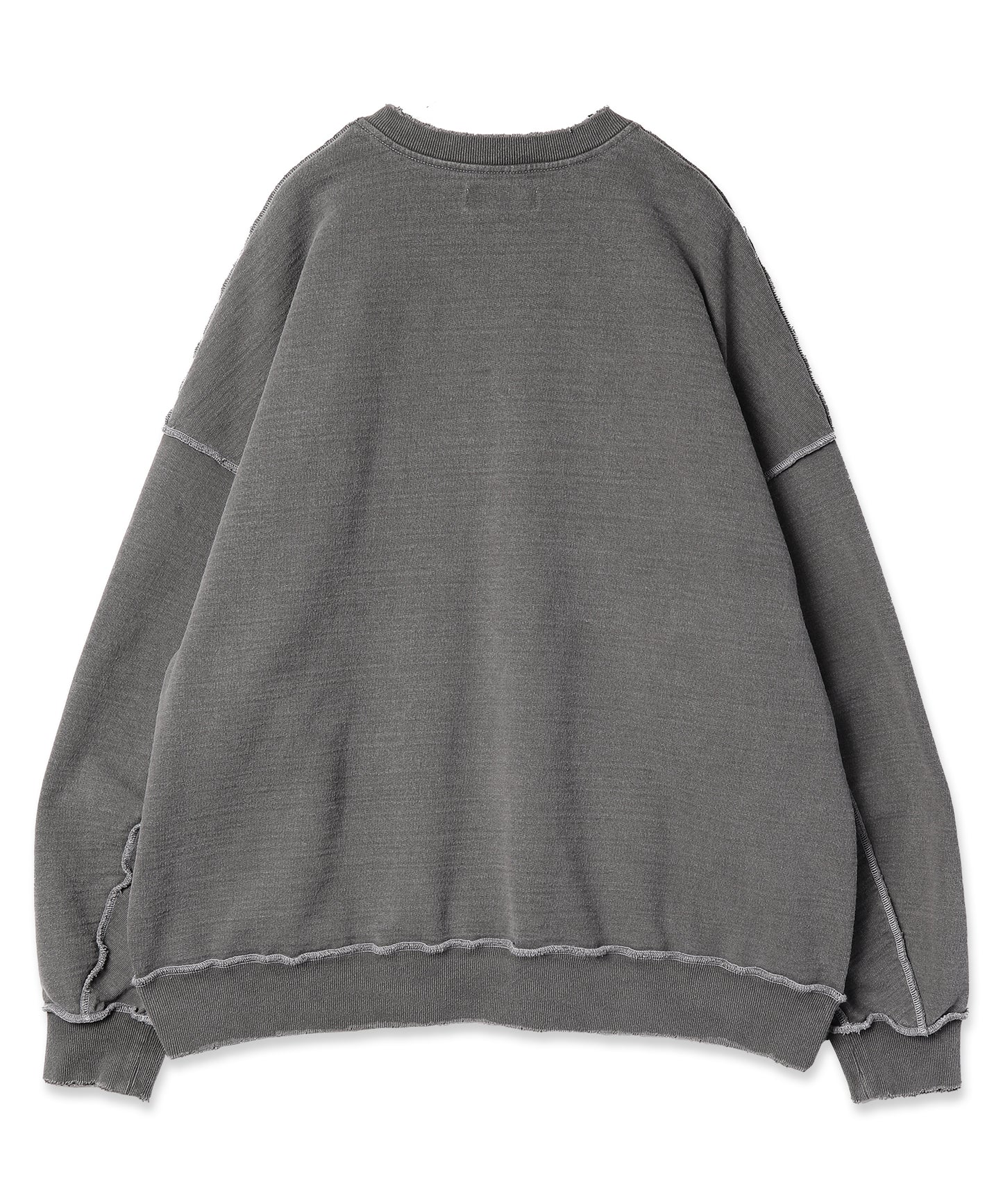 DAMAGE ZIP OVER SWEAT CREW