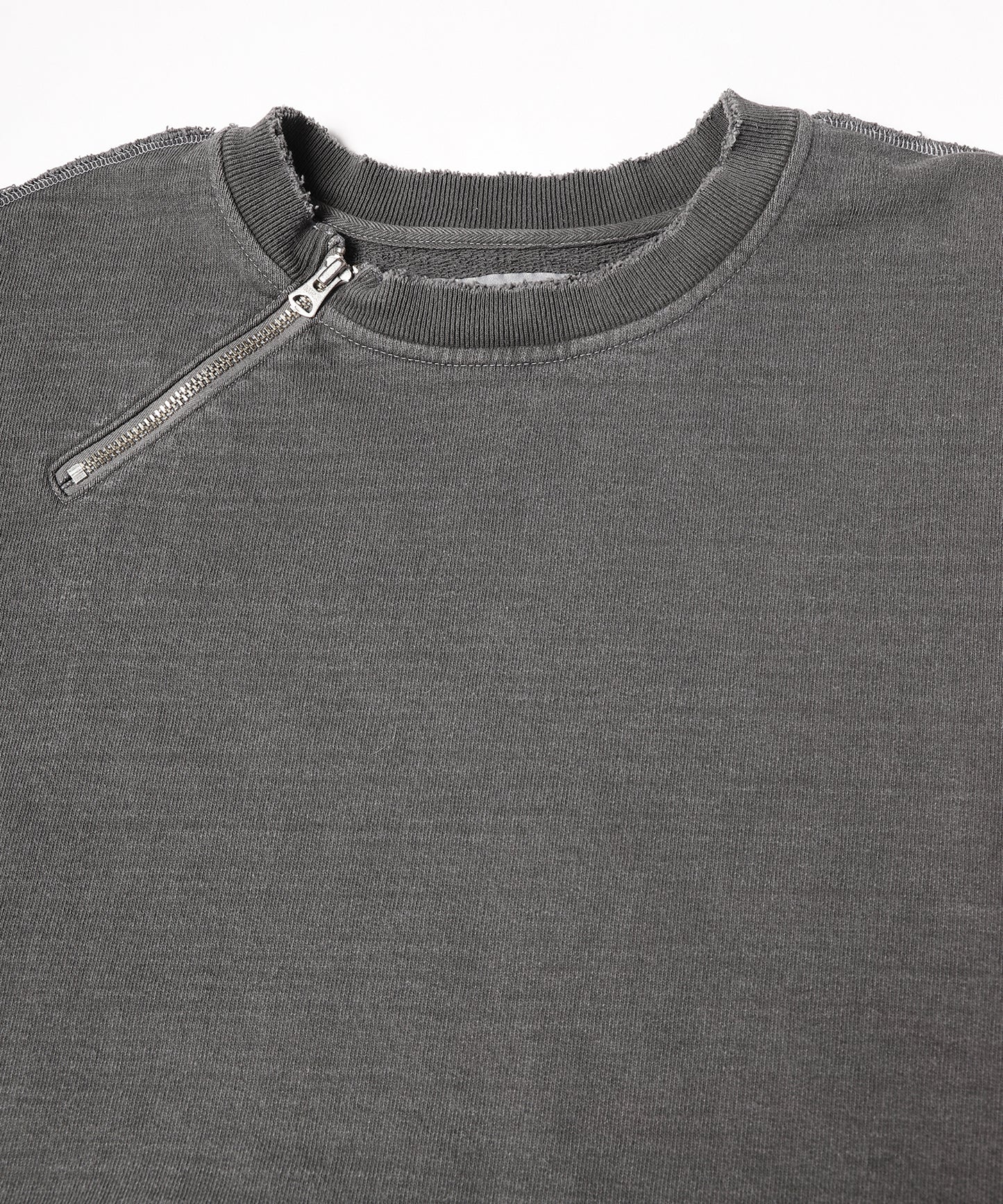 DAMAGE ZIP OVER SWEAT CREW
