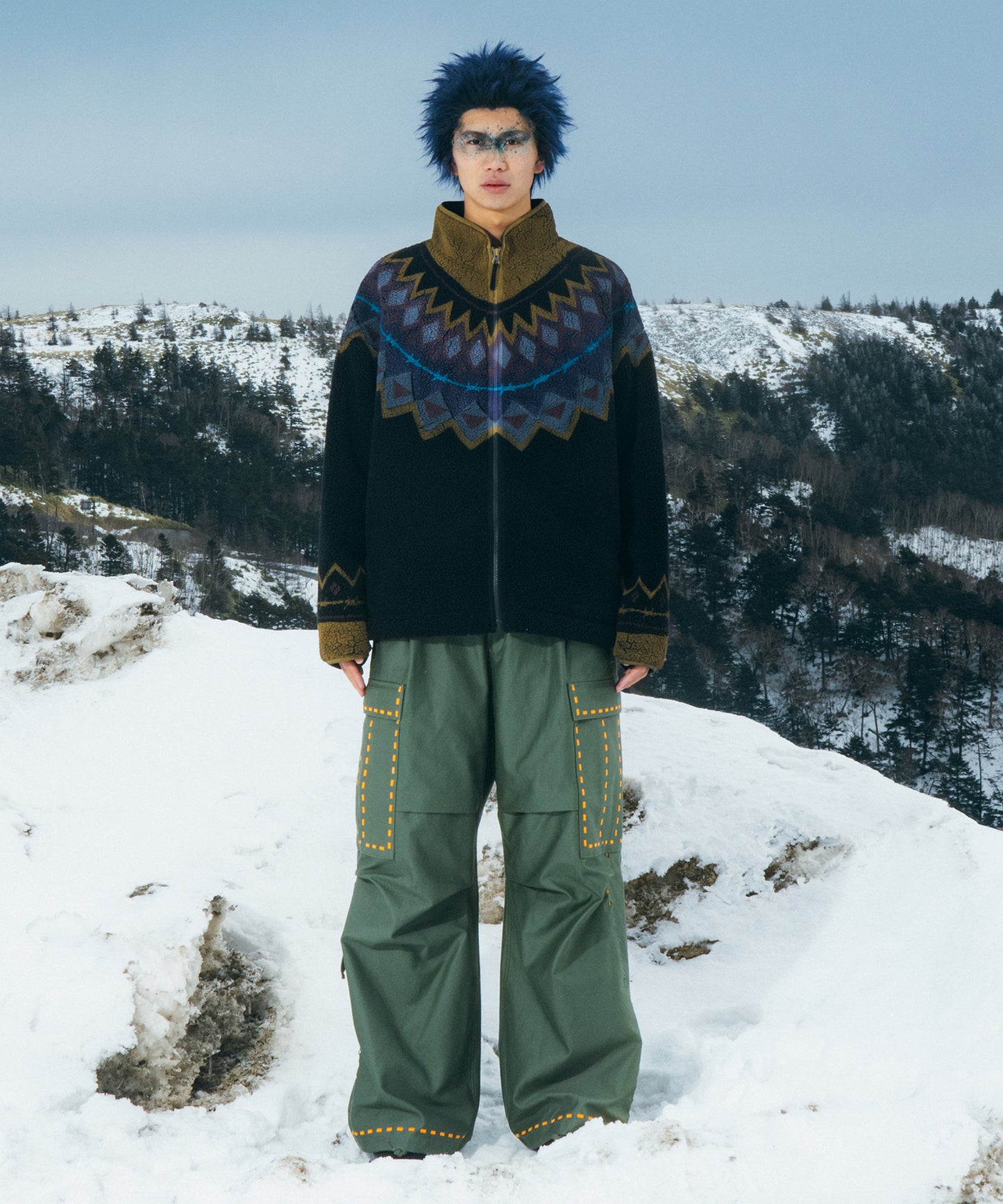 LASER STITCH MILITARY PANTS