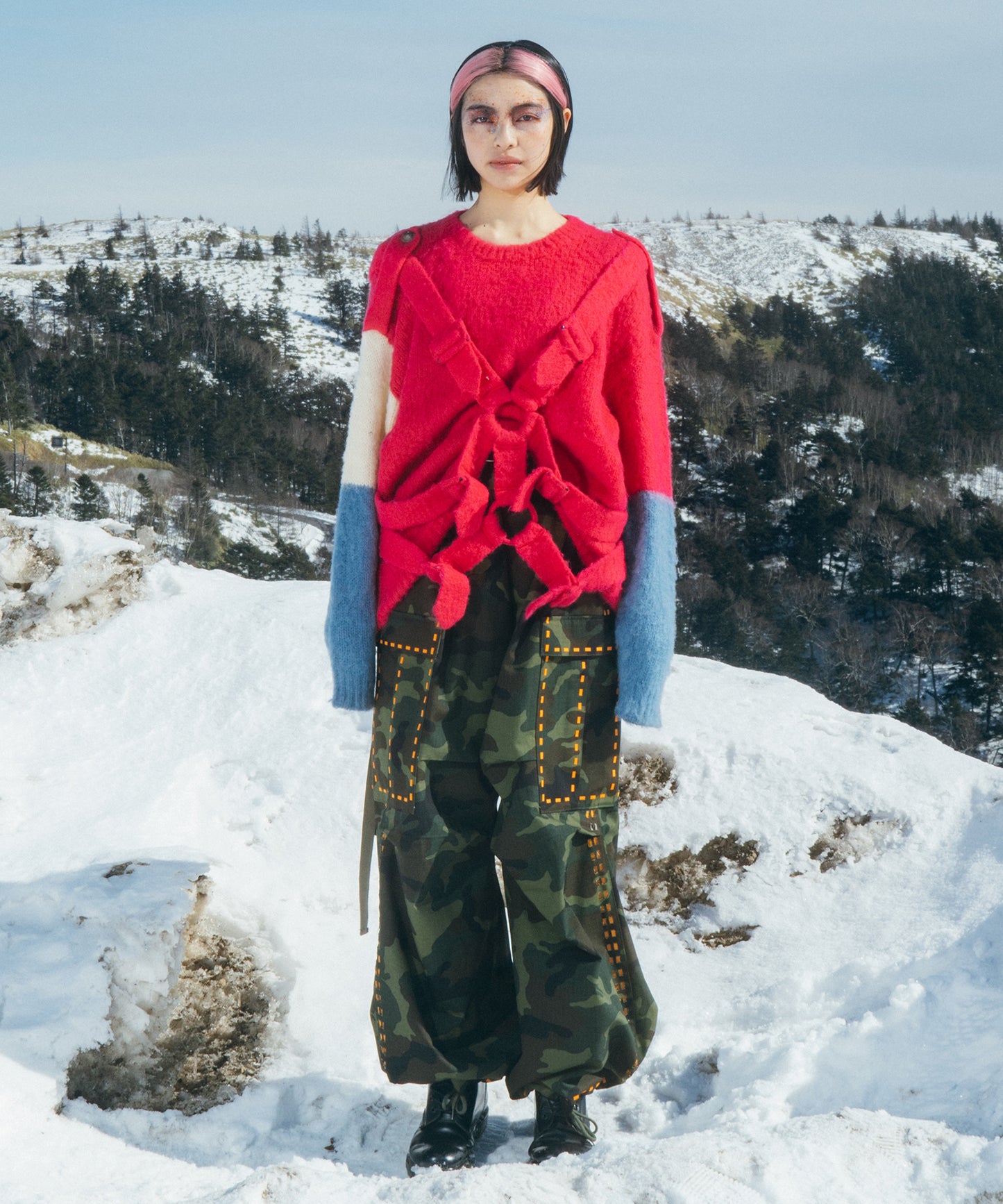 LASER STITCH CAMOUFLAGE PANTS 納期8月中旬