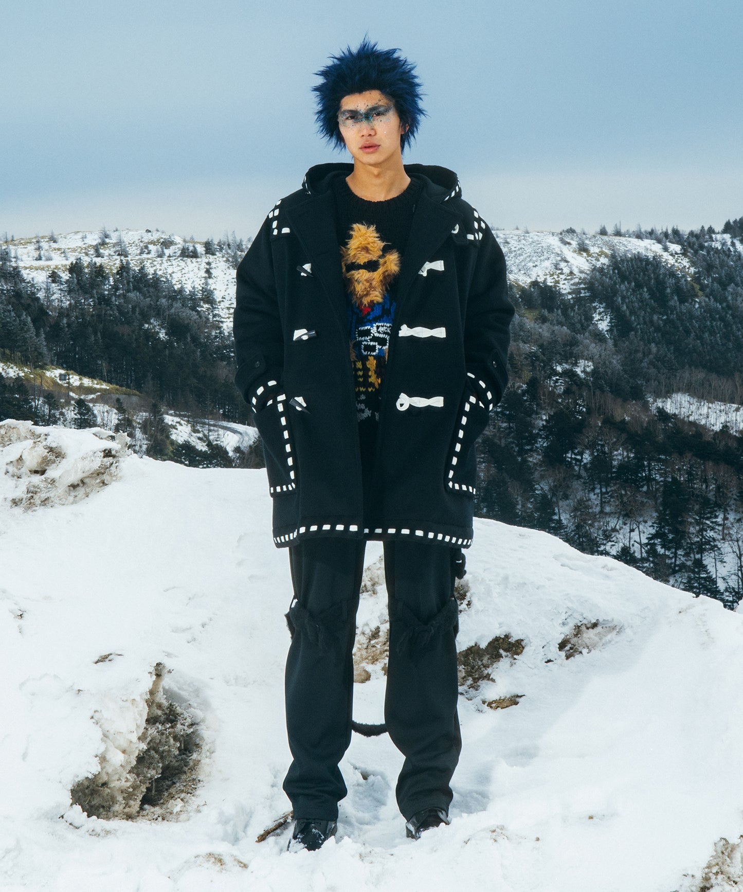 CORD STITCH DUDDLE COAT