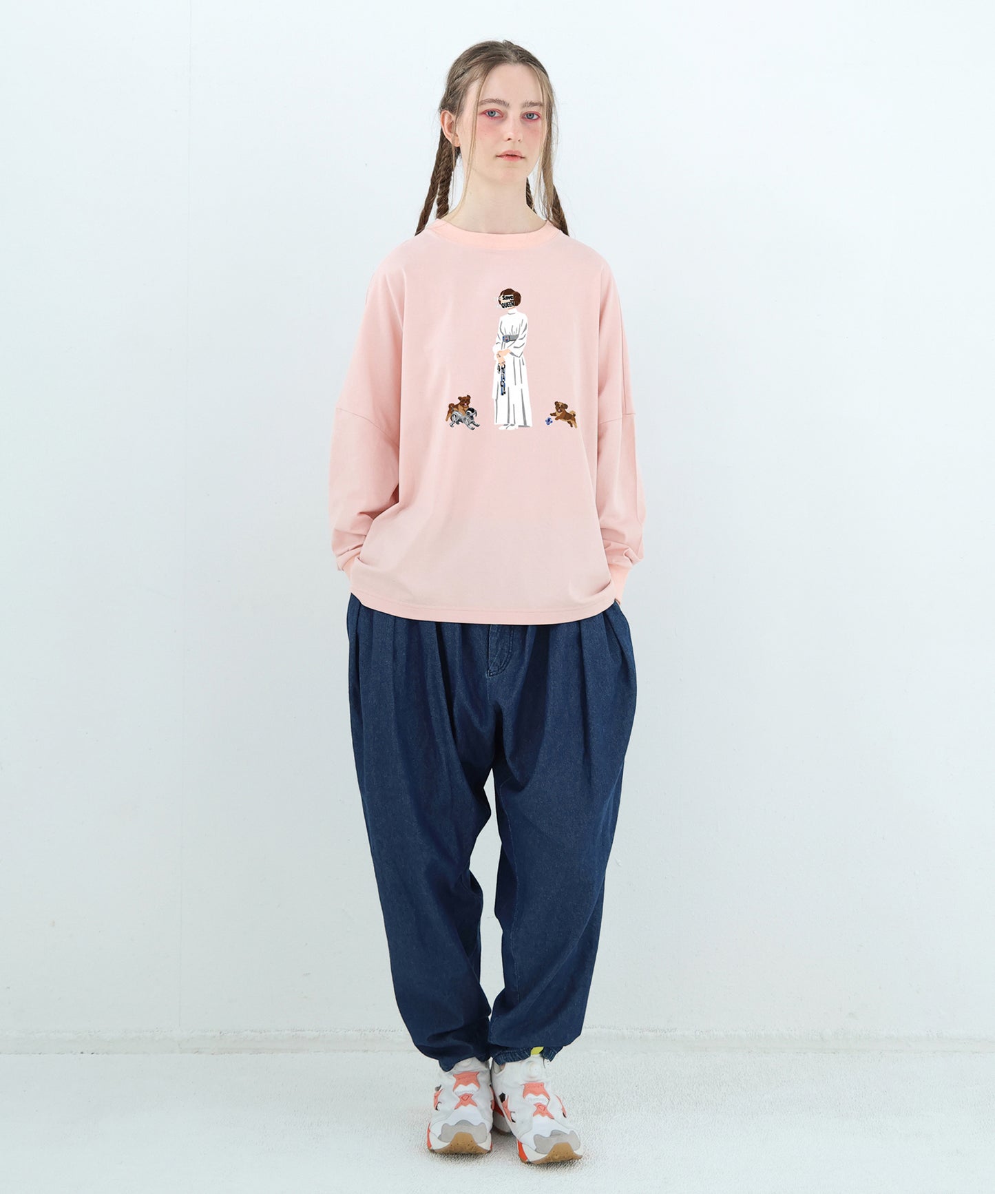 DOG SAVE THE QUEEN Wide Pullover